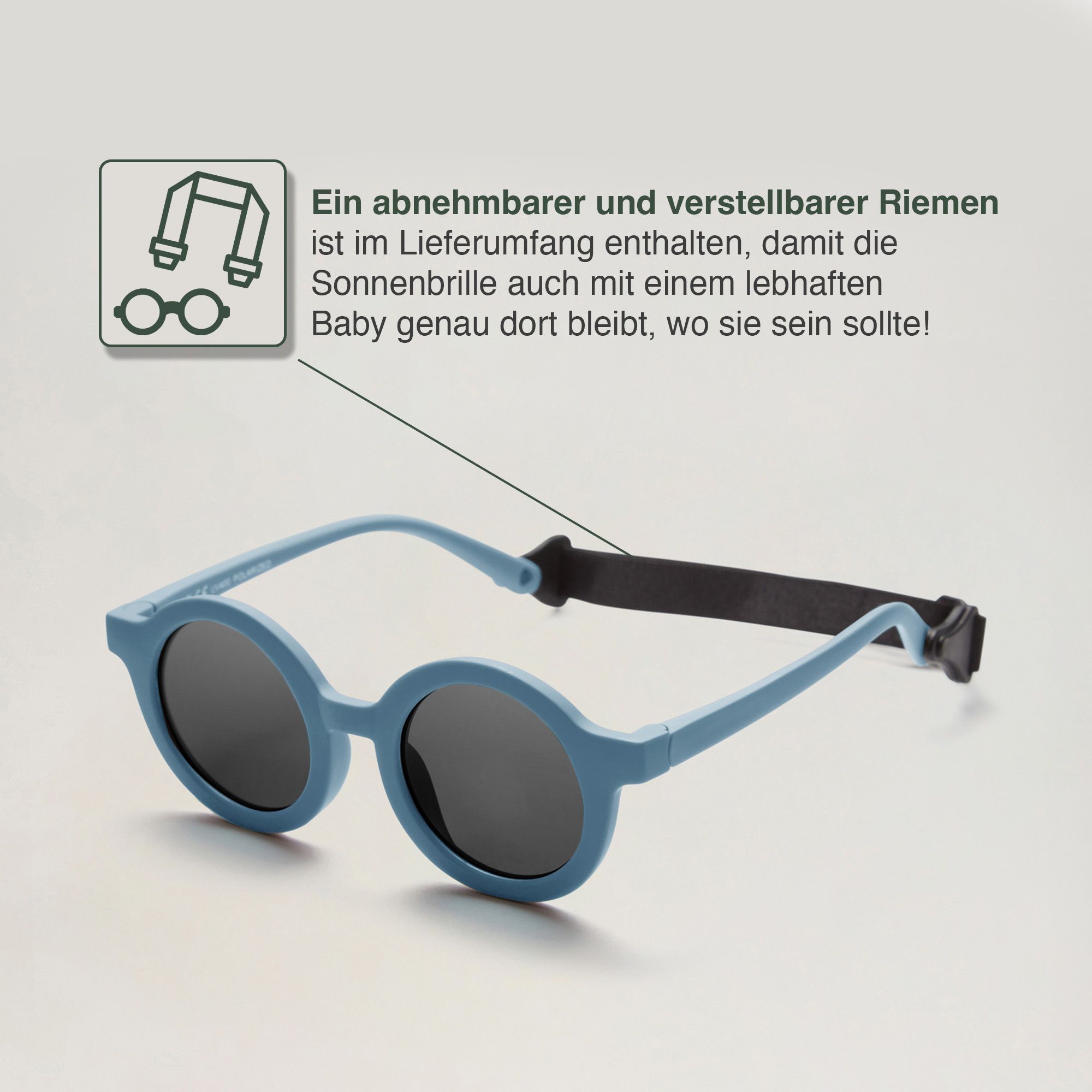 BabyMocs Biegsame Baby-Sonnenbrille