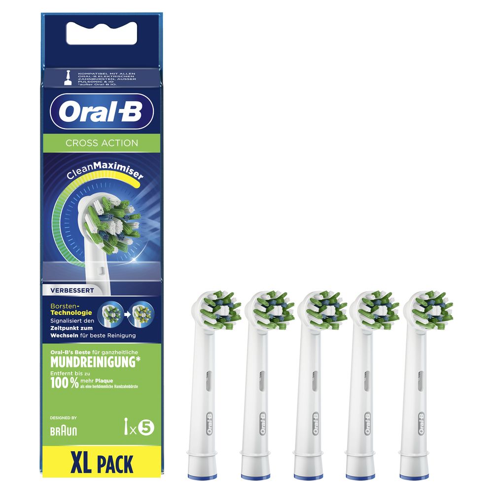 Oral-B - Aufsteckbürsten "Cross Action CleanMaximizer"