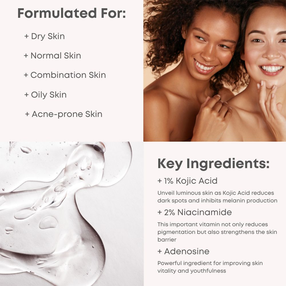 NINE LESS B-Boost 1% Kojic Acid Face Toner