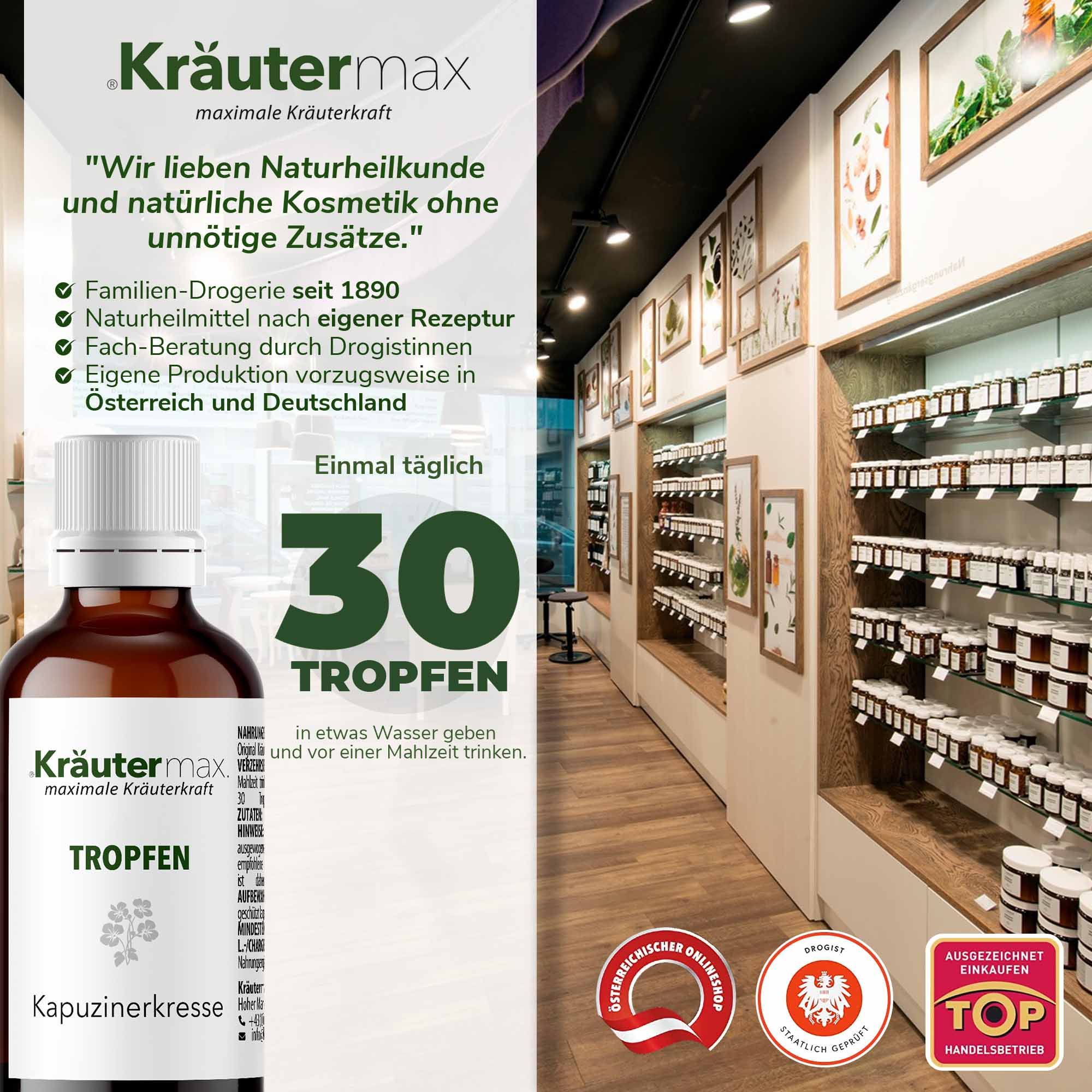 Kräutermax Kapuzinerkresse Tropfen