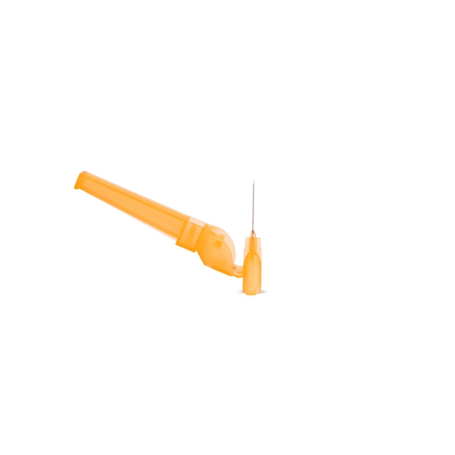 Dispomed Neoject Safety Kanüle orange, 25G x 5/8' 100 Pk