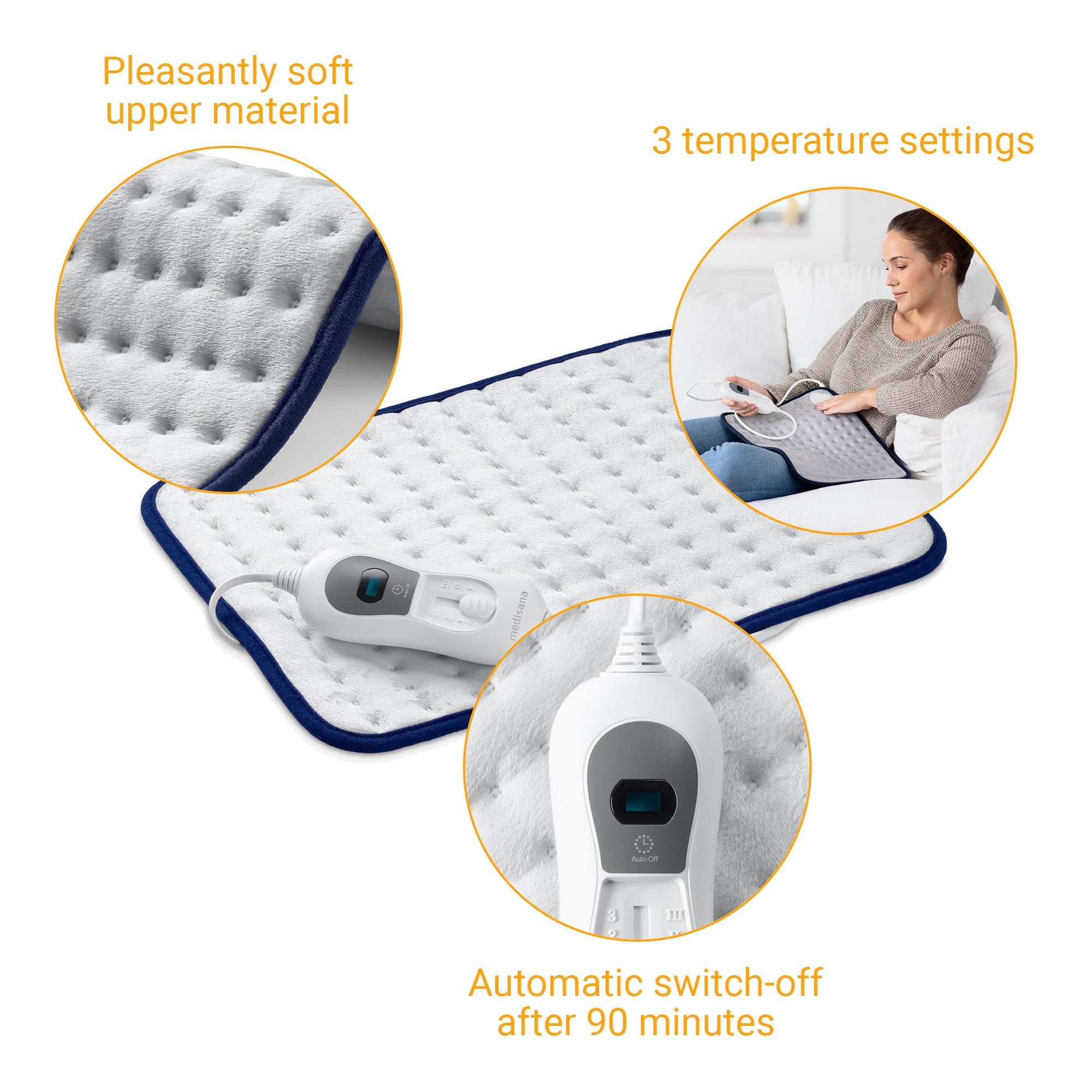 medisana HP 405 Heizkissen | 30x40 cm | 3 Temperaturstufen | Überhitzungsschutz | Abschaltautomatik