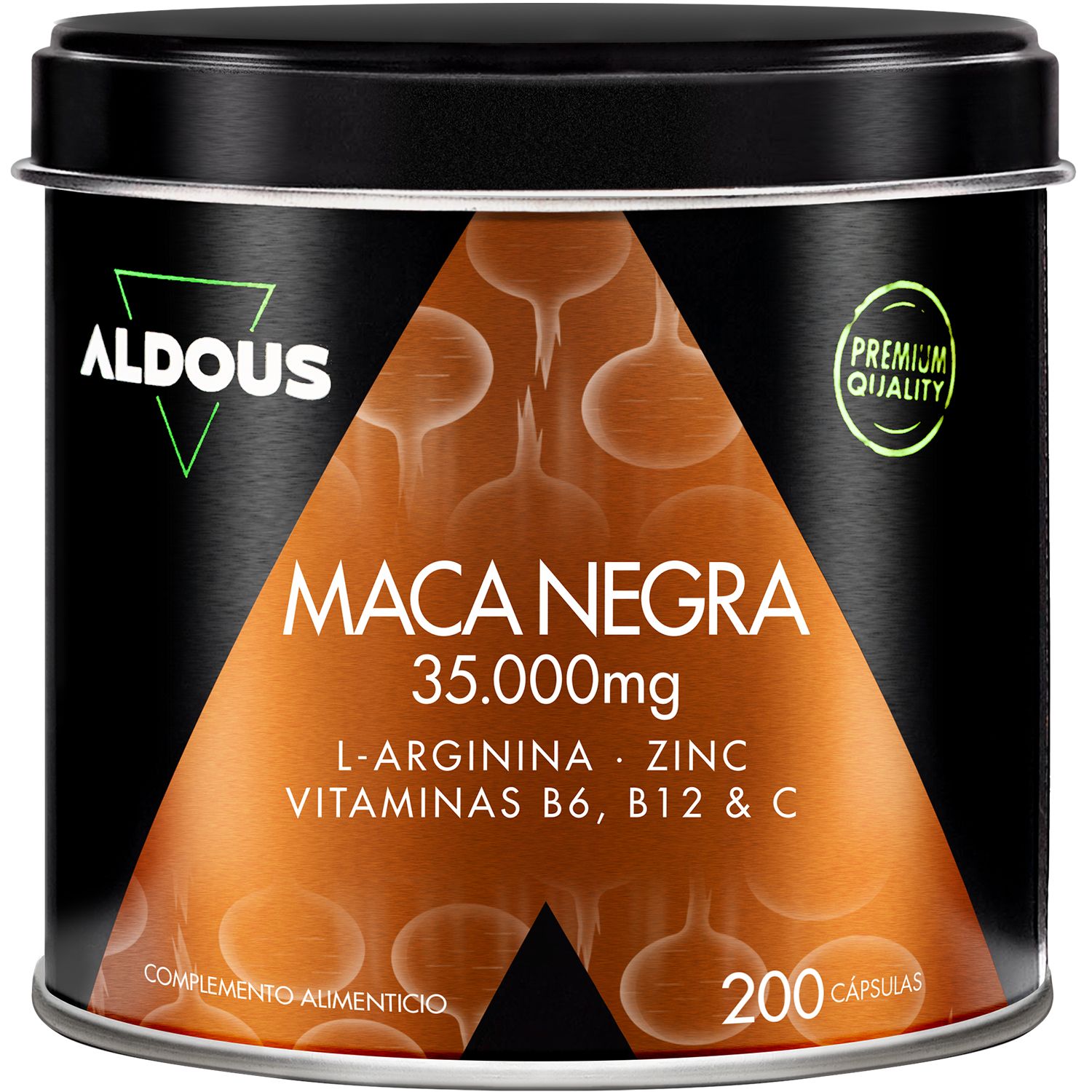 Aldous – Schwarze Maca Energie, Vitalität 200 St Kapseln