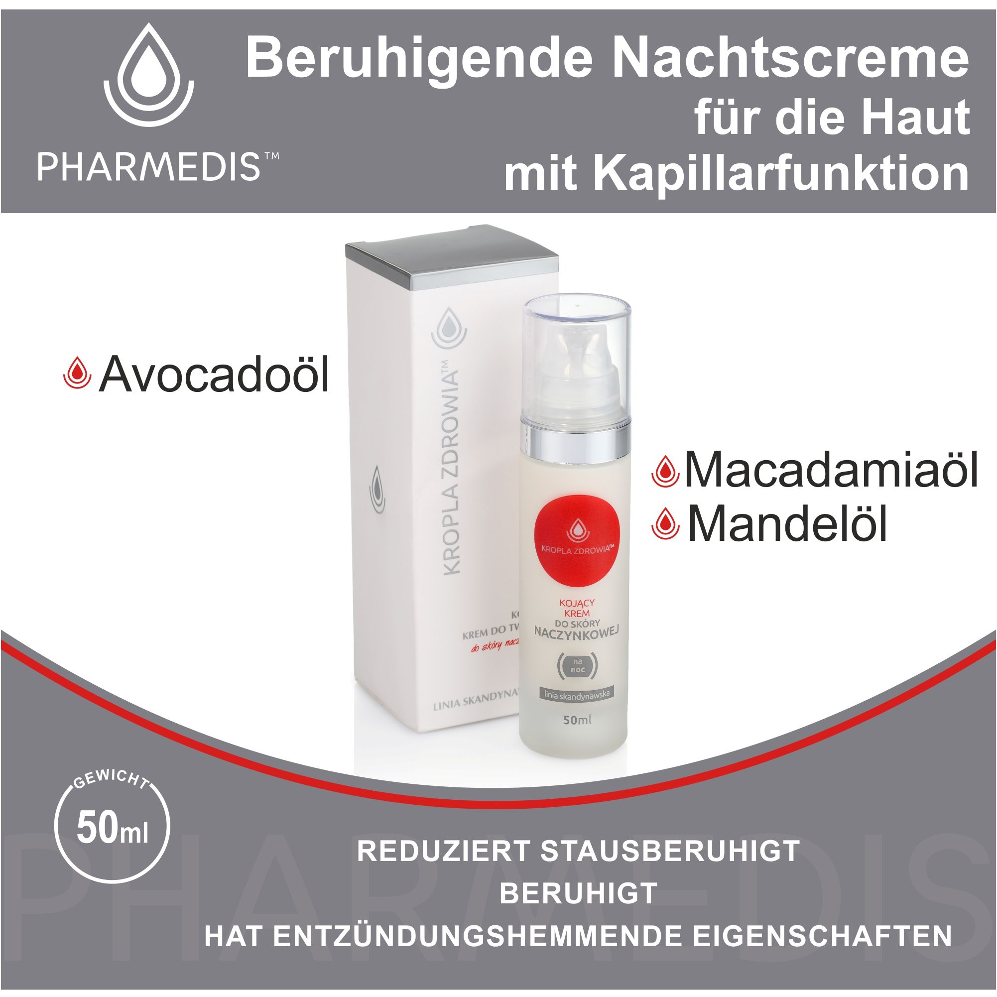 Beruhigende Nachtcreme Kropla Zdrowia
