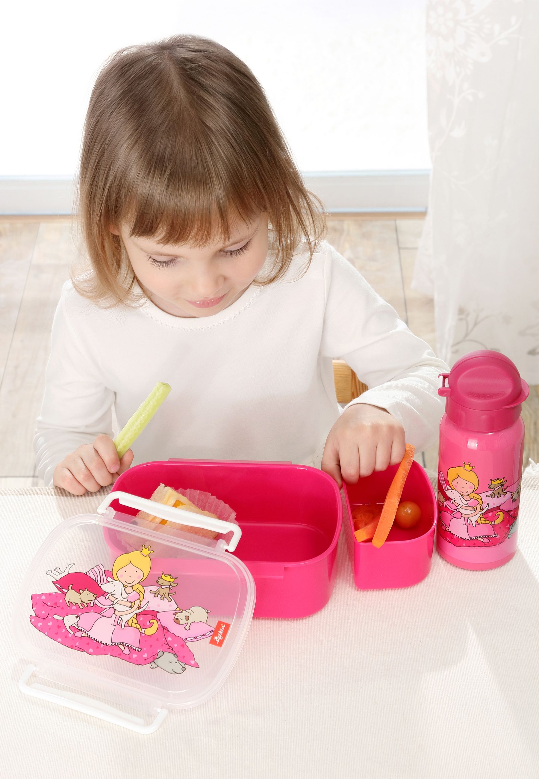 sigikid Brotdose Lunchbox mit Rohkostschälchen 1 Pc