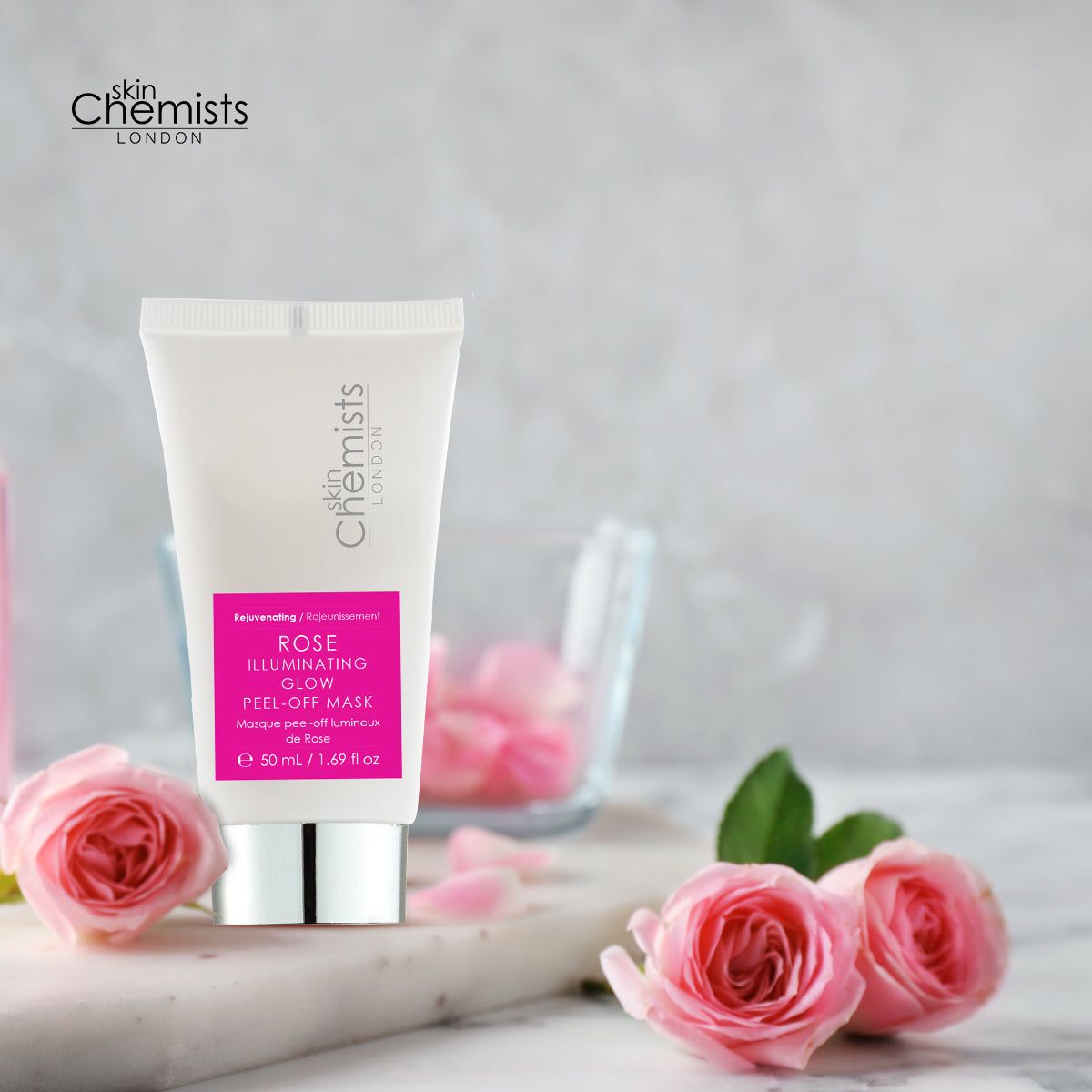 SkinChemists Rose Illuminating Glow Peel-Off-Maske