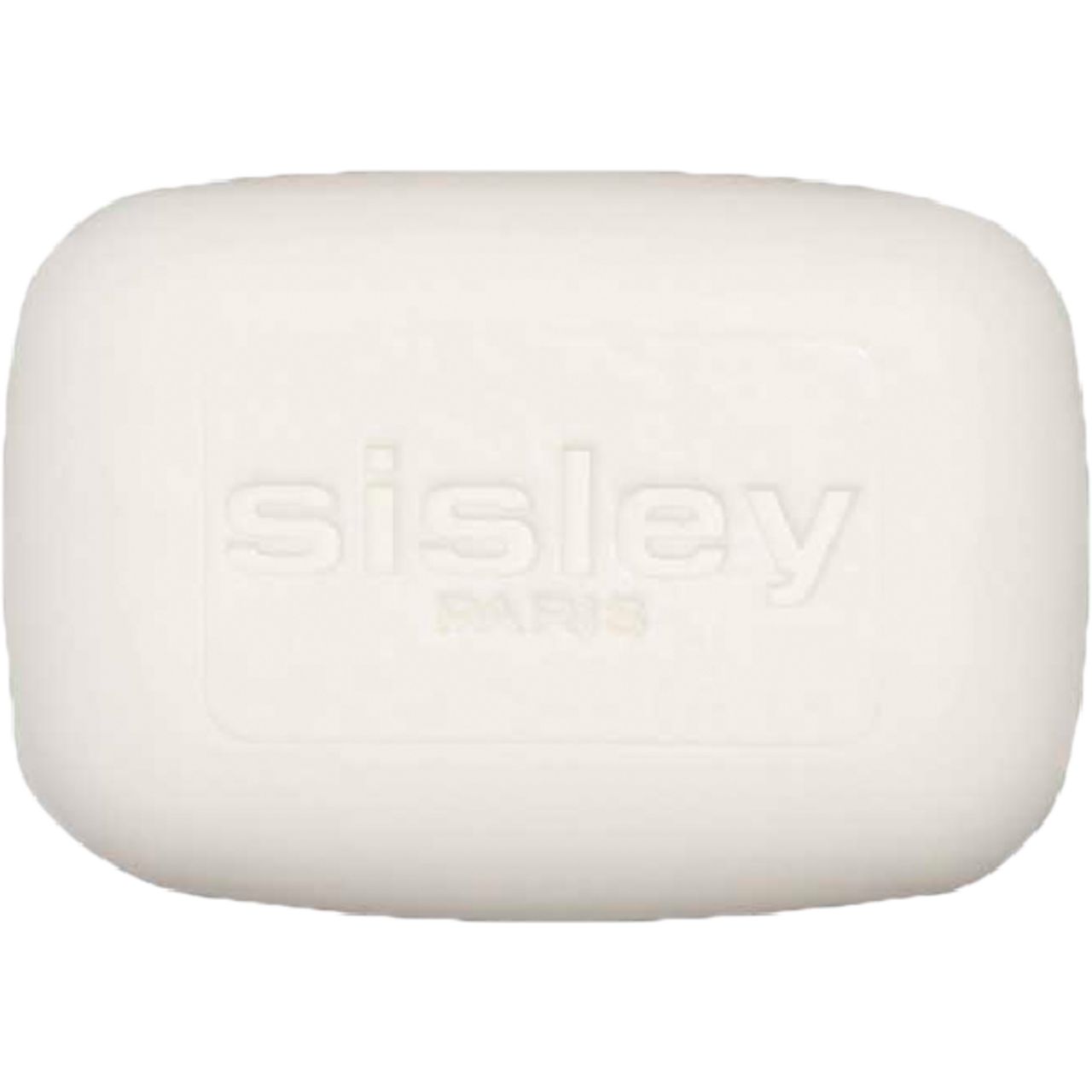 Helles, rechteckiges Seifenstück mit geprägtem "sisley PARIS".