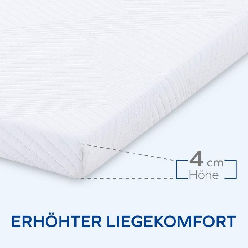 Mlily by Bestschlaf Matratzentopper Gel Air, Matratzenauflage aus Komfortschaum und Gelschaumschicht