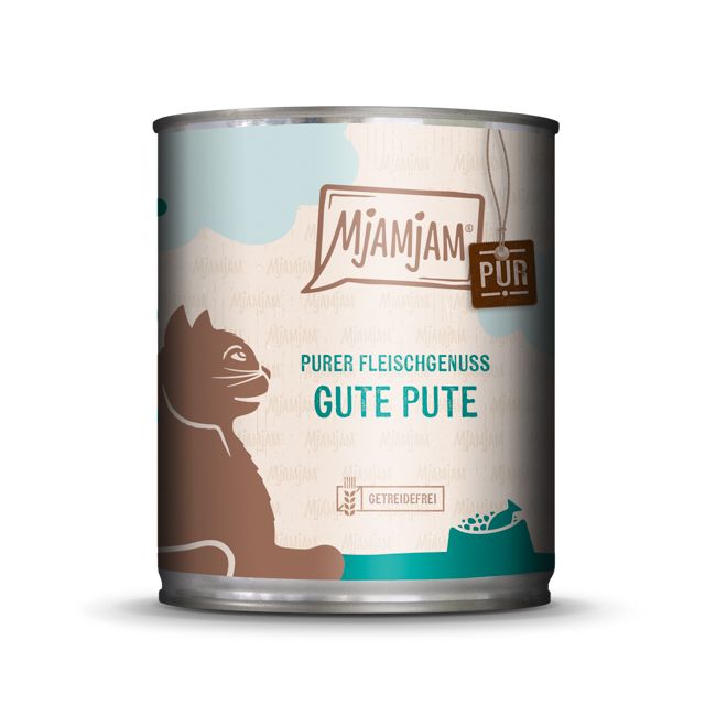 MjAMjAM - Purer Fleischgenuss gute Pute pur 800 g Futter