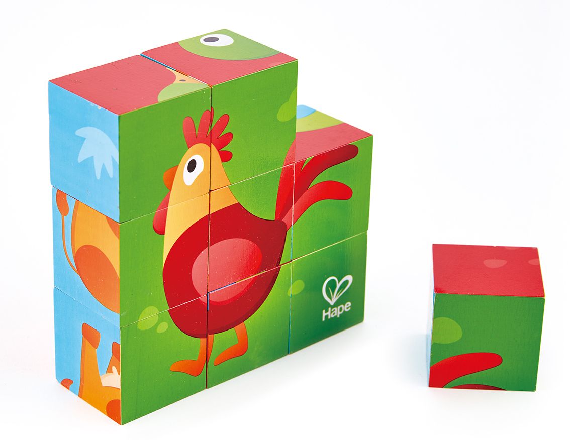 Hape Blockpuzzle Bauernhof