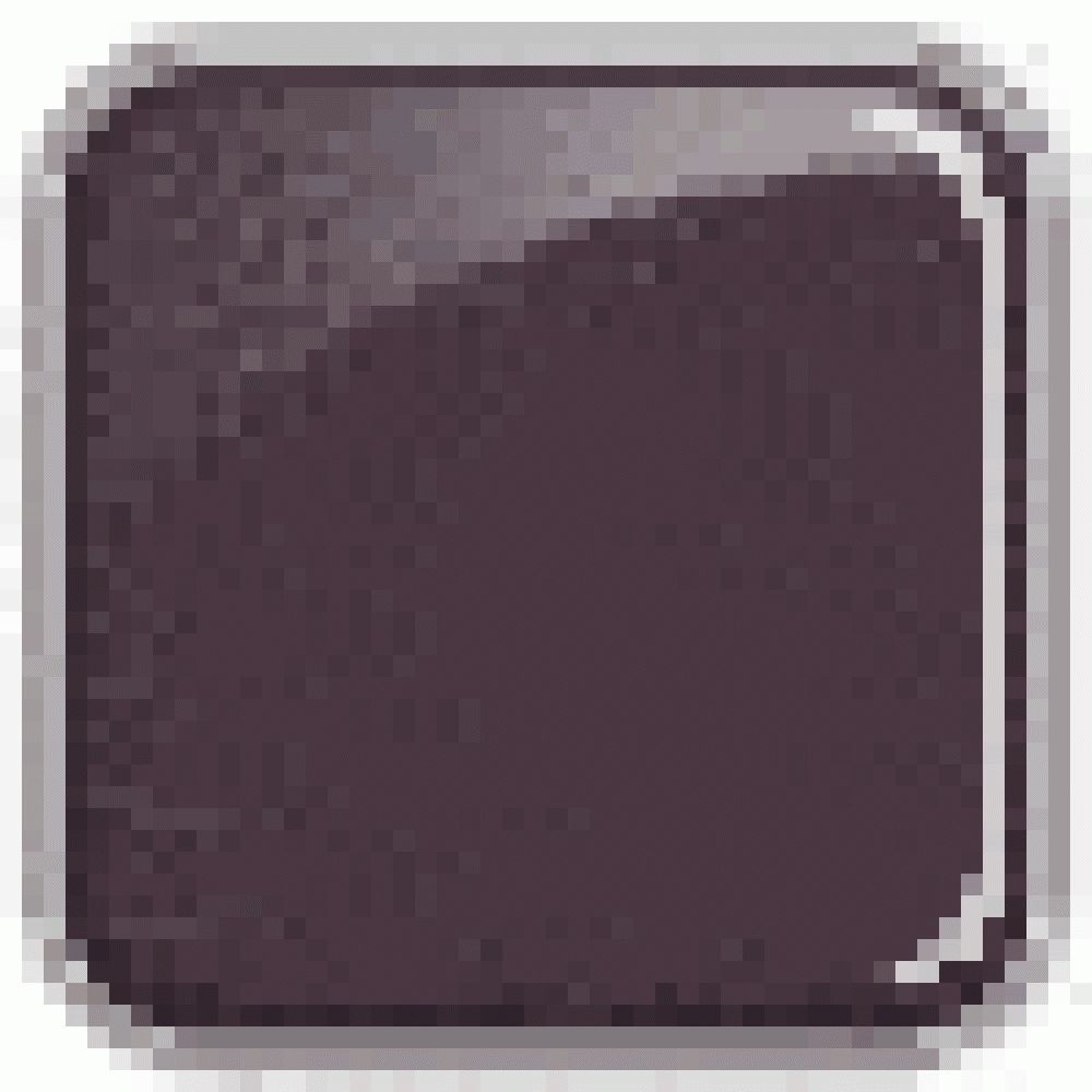 Quadratische, dunkelviolette Lidschatten-Textur mit abgerundeten Ecken. Glänzende Oberfläche.