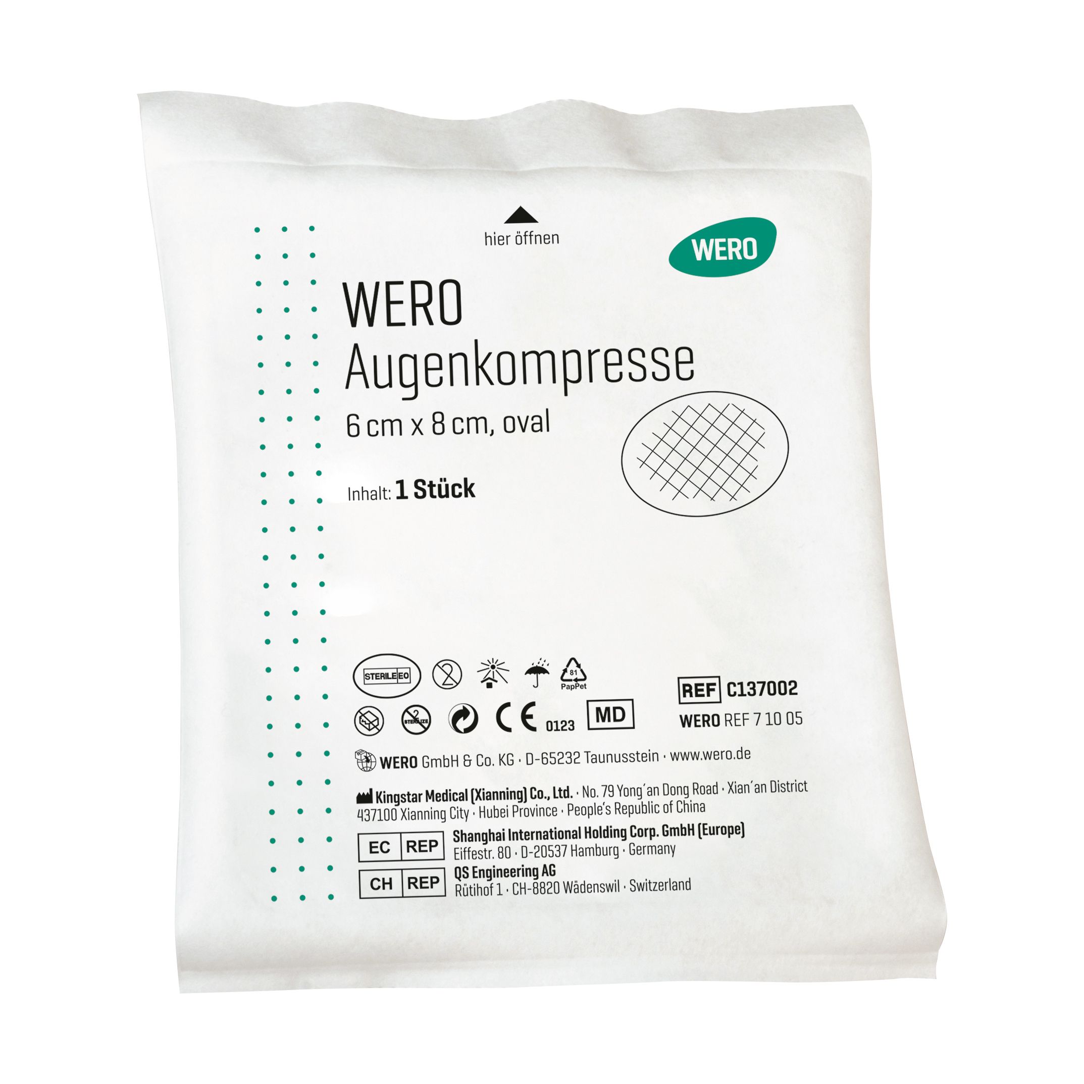 Wero Augenkompresse 1 St