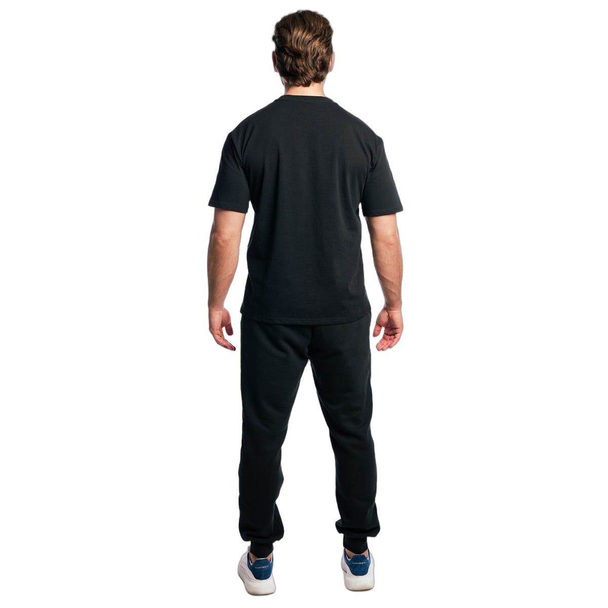 GymBeam T-Shirt Herren Gym Therapy oversized mit Kurzarm in Schwarz