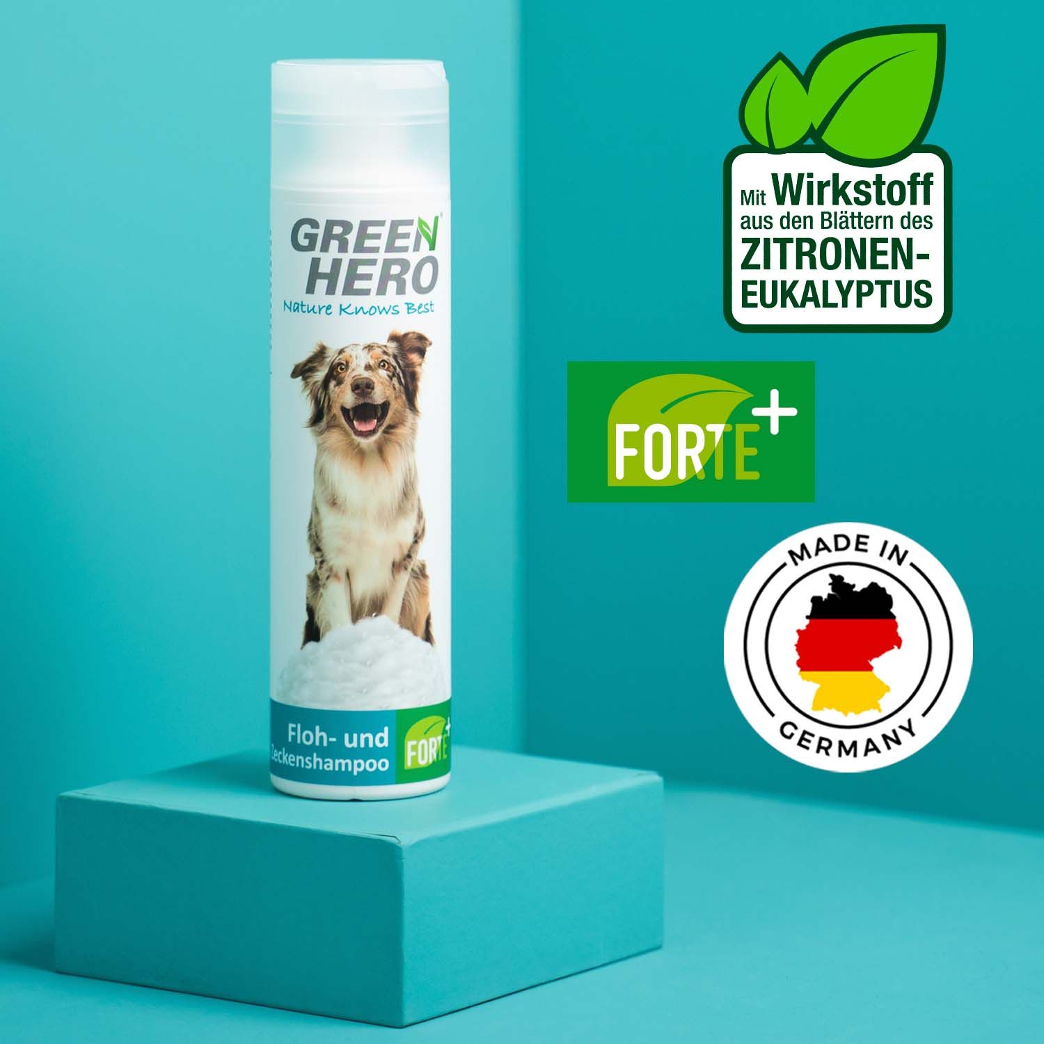 GreenHero Floh- und Zeckenshampoo FORTE 250 ml - SHOP APOTHEKE