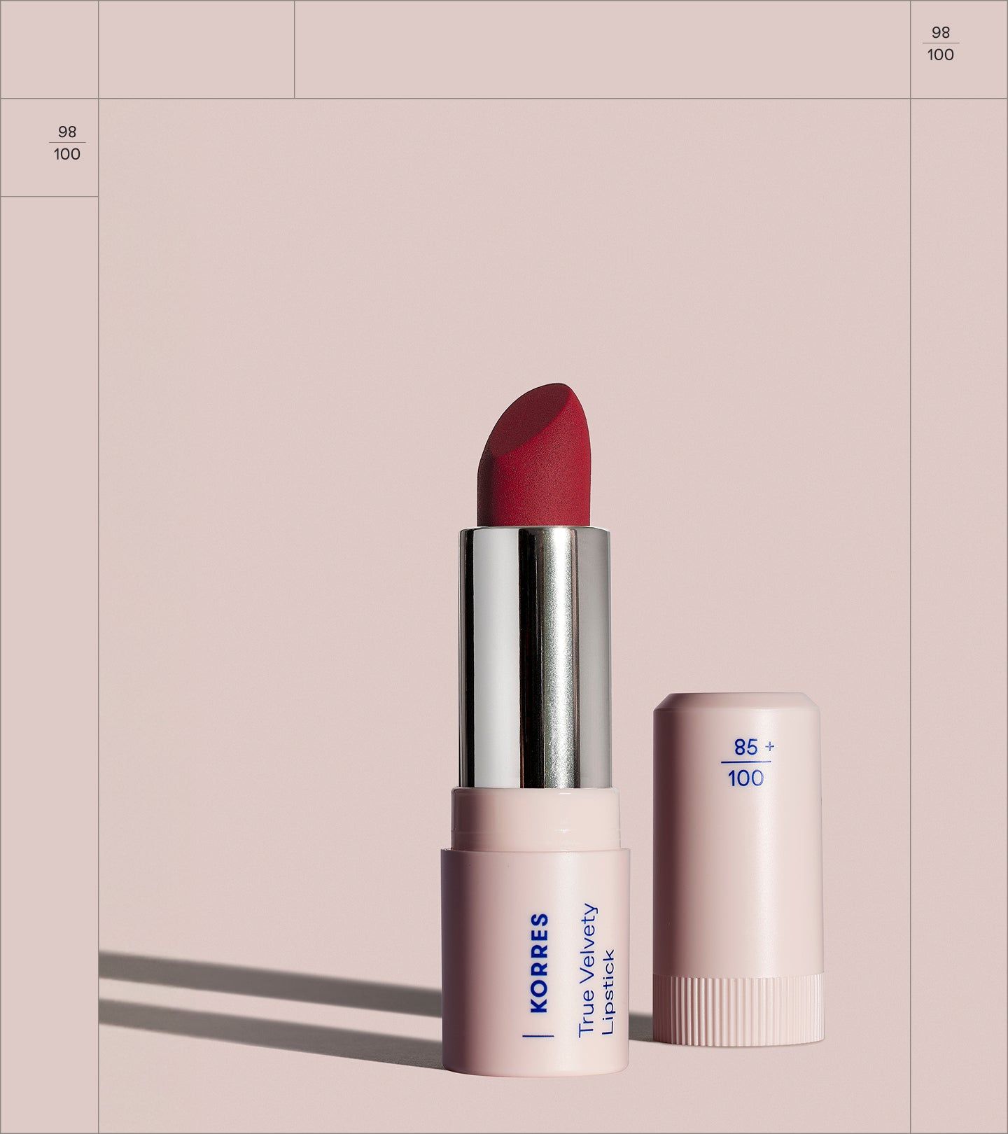 Korres True Velvety Lipstick 55 Vivid red 3 ml Stifte