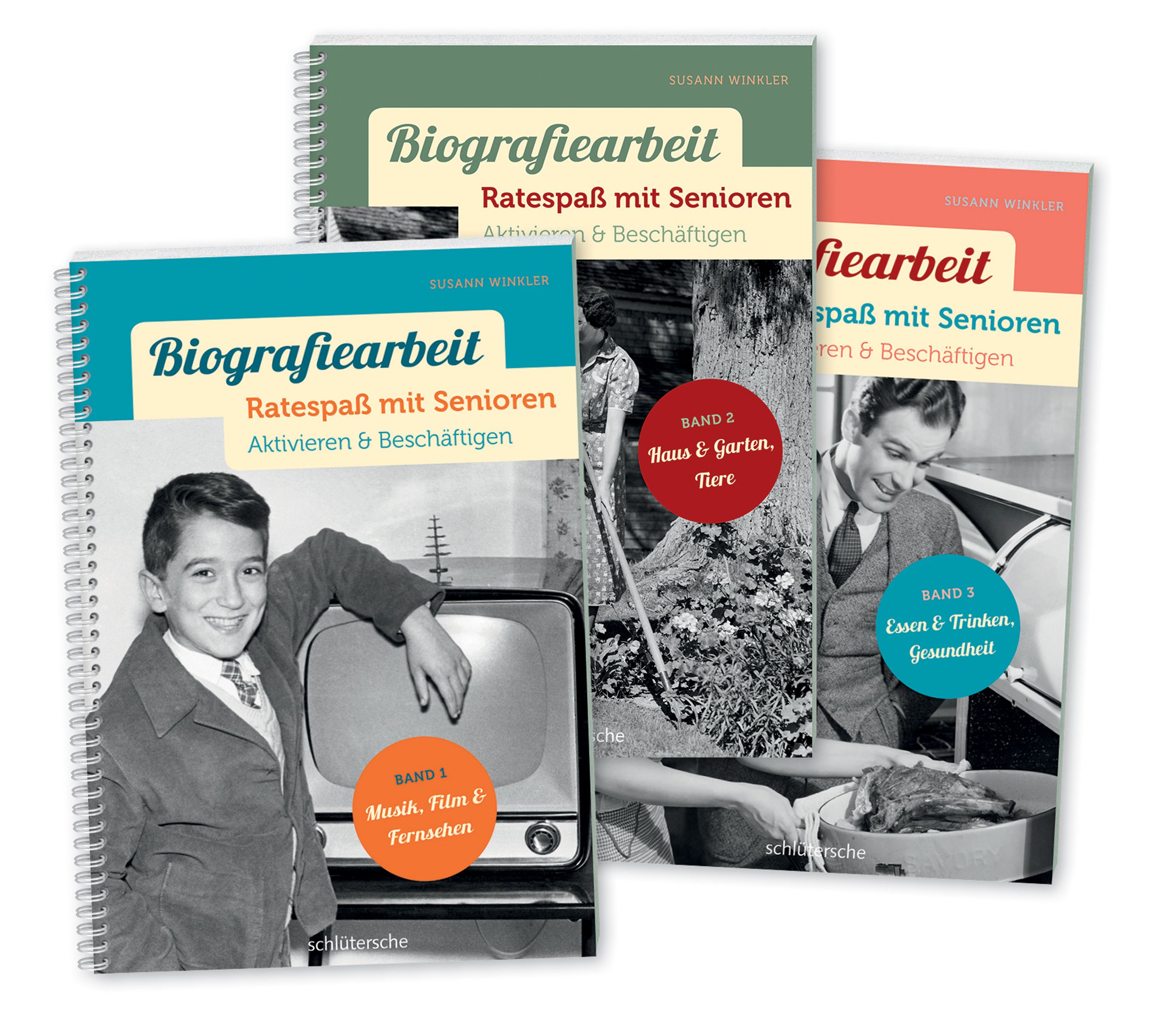 Biografiearbeit – Ratespaß mit Senioren, 3 Bde. im Set