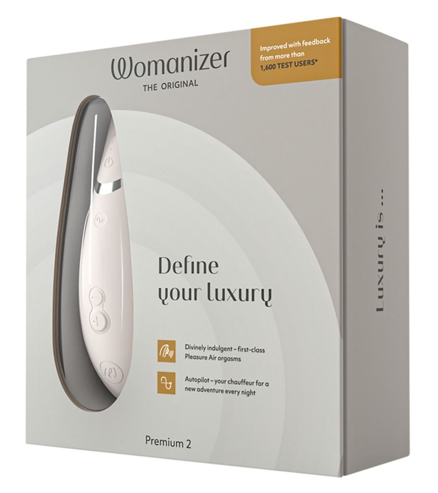 Womanizer Premium 2 Druckwellenstimulator grau