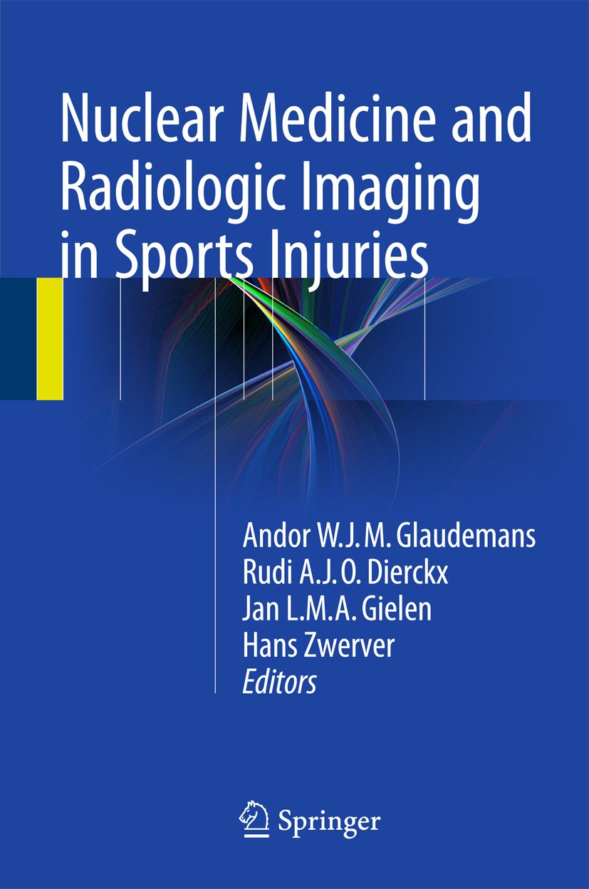 Buchcover: Nuclear Medicine and Radiologic Imaging in Sports Injuries. Autoren und Springer-Logo.