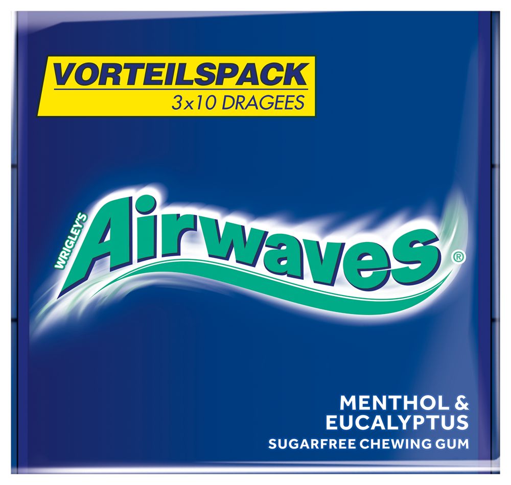 AIRWAVES Kaugummi Mix Cool Cassis Menthol & Cherry Menthol