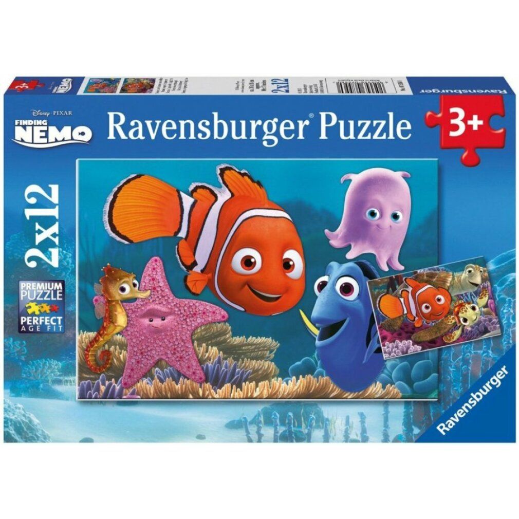 ravensburger Finding Nemo Puzzle 2x12 Teile