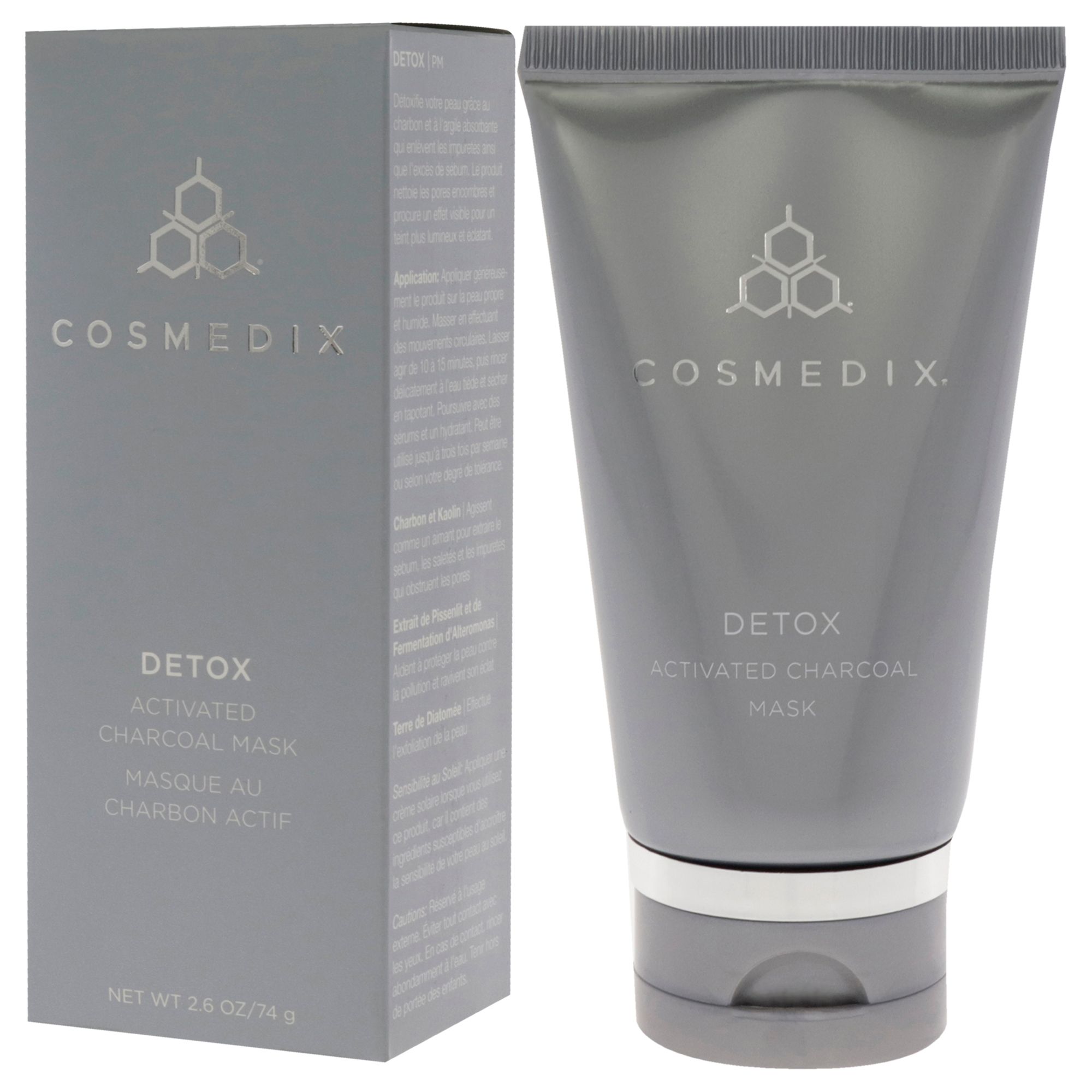 Aktivkohle-Detox-Maske von Cosmedix für Unisex – Maske