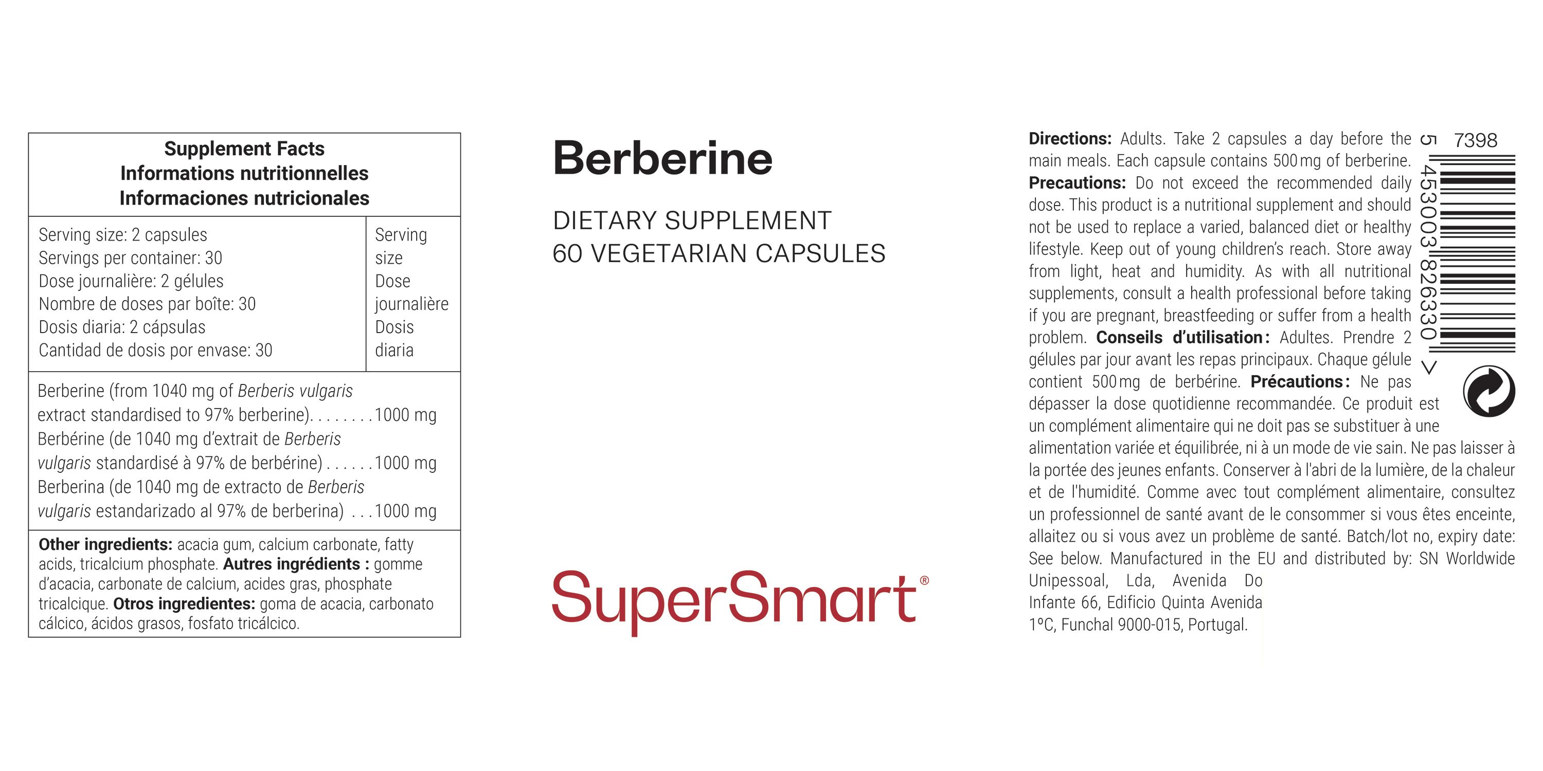 SuperSmart - Berberine 60 St