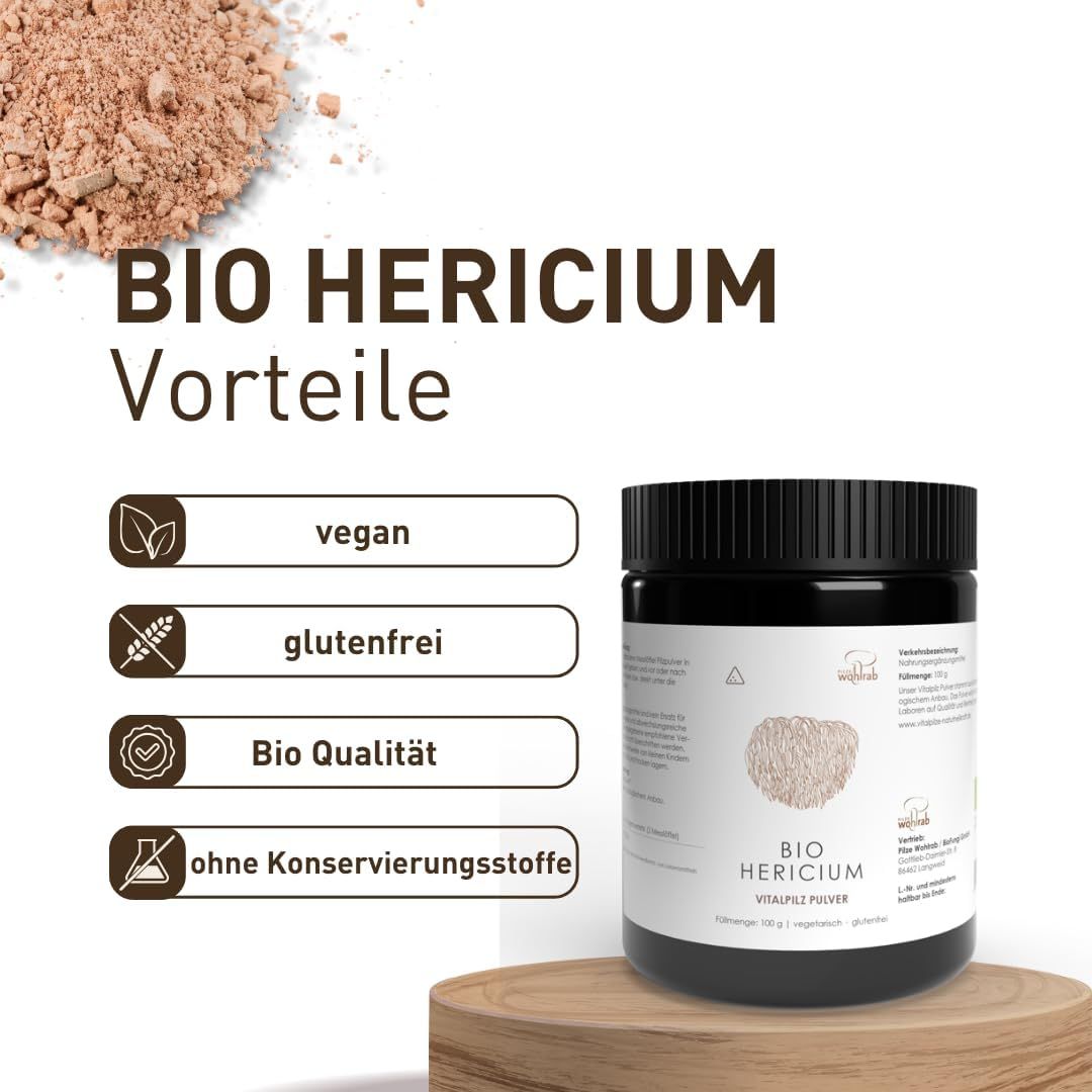Pilze Wohlrab - Hericium BIO Pulver