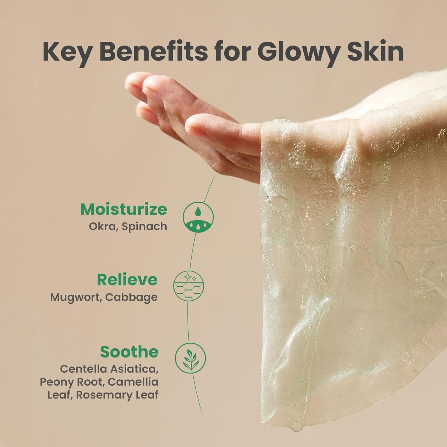 Axis-Y Green Vital Energy Complex Sheet Mask 27ml