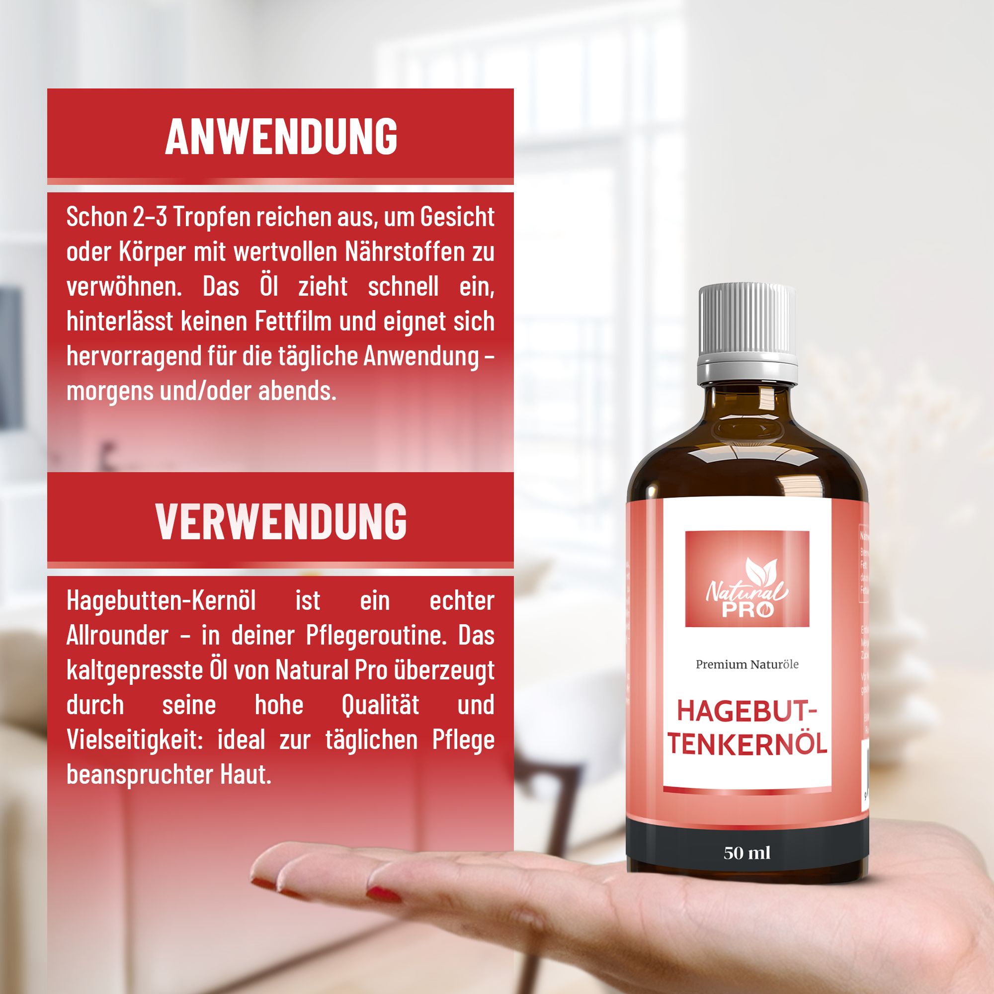 Natural Pro | Hagebuttenkernöl