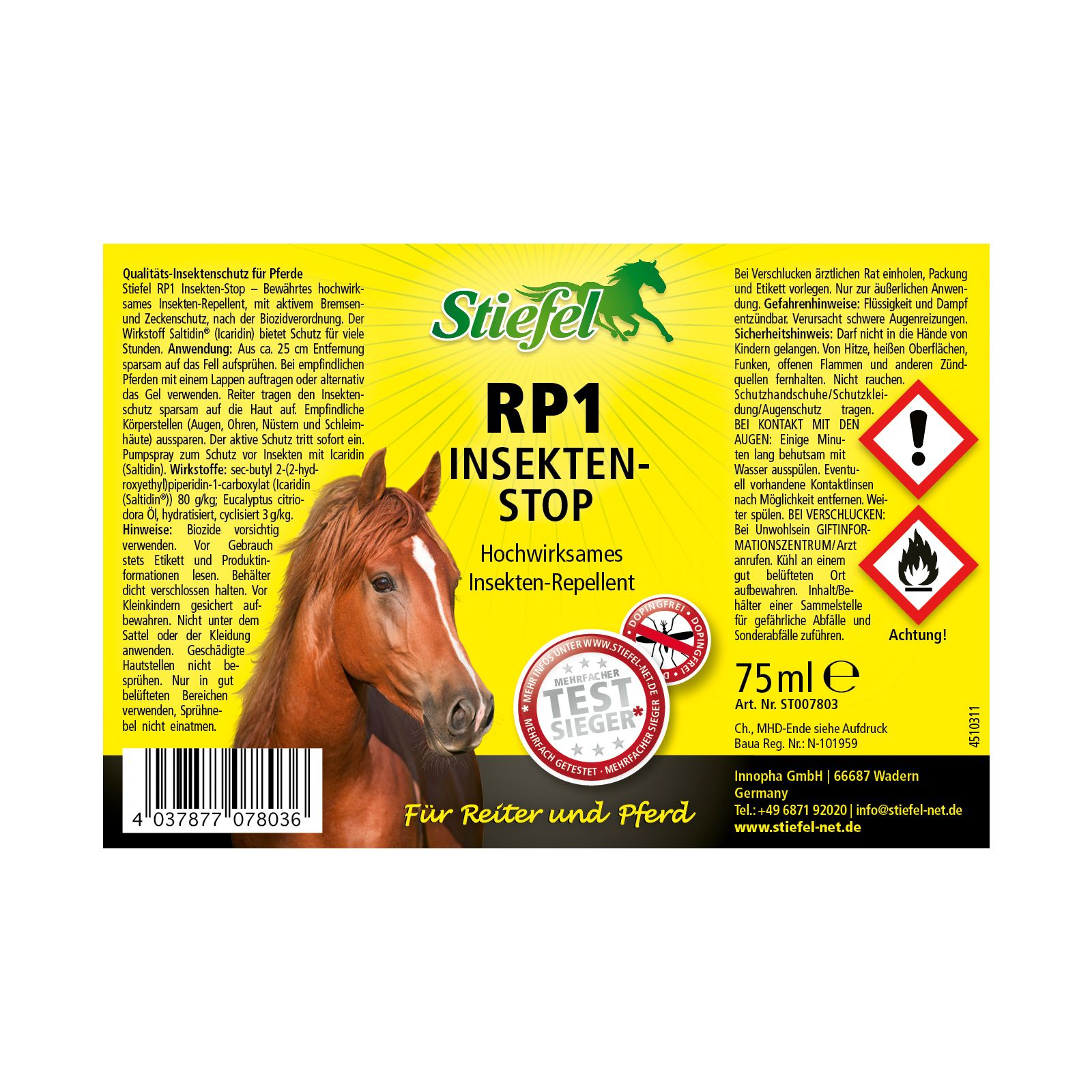 Stiefel RP1 Insekten-Stop Spray