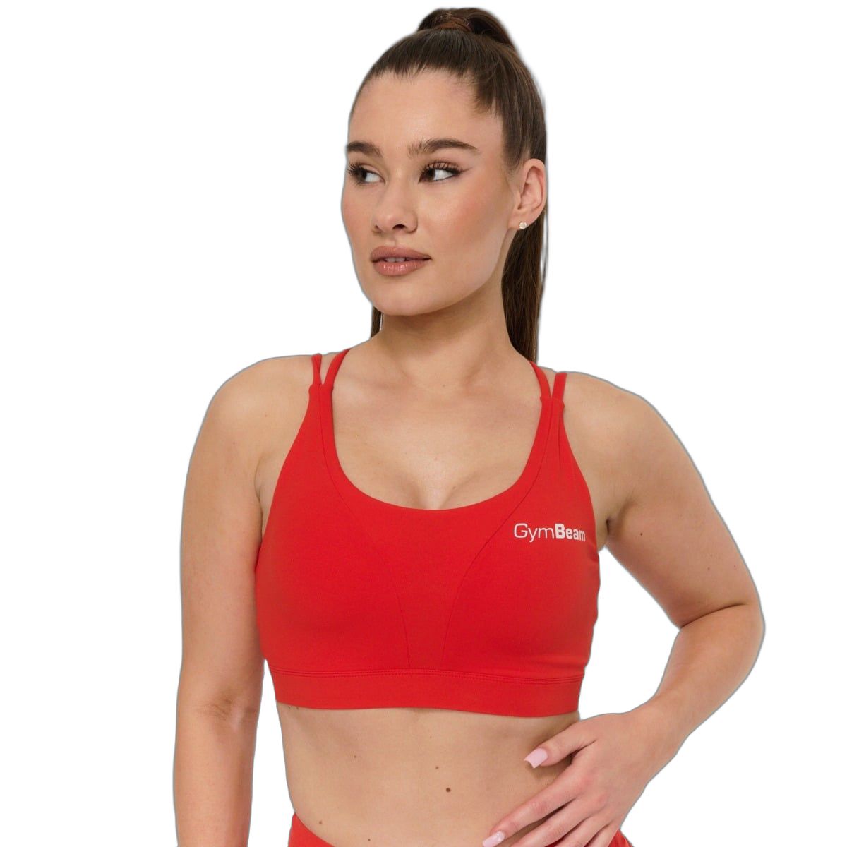 GymBeam Sport-BH Damen mit gekreuzten Trägern und Beat Modell Tangerine 1 St