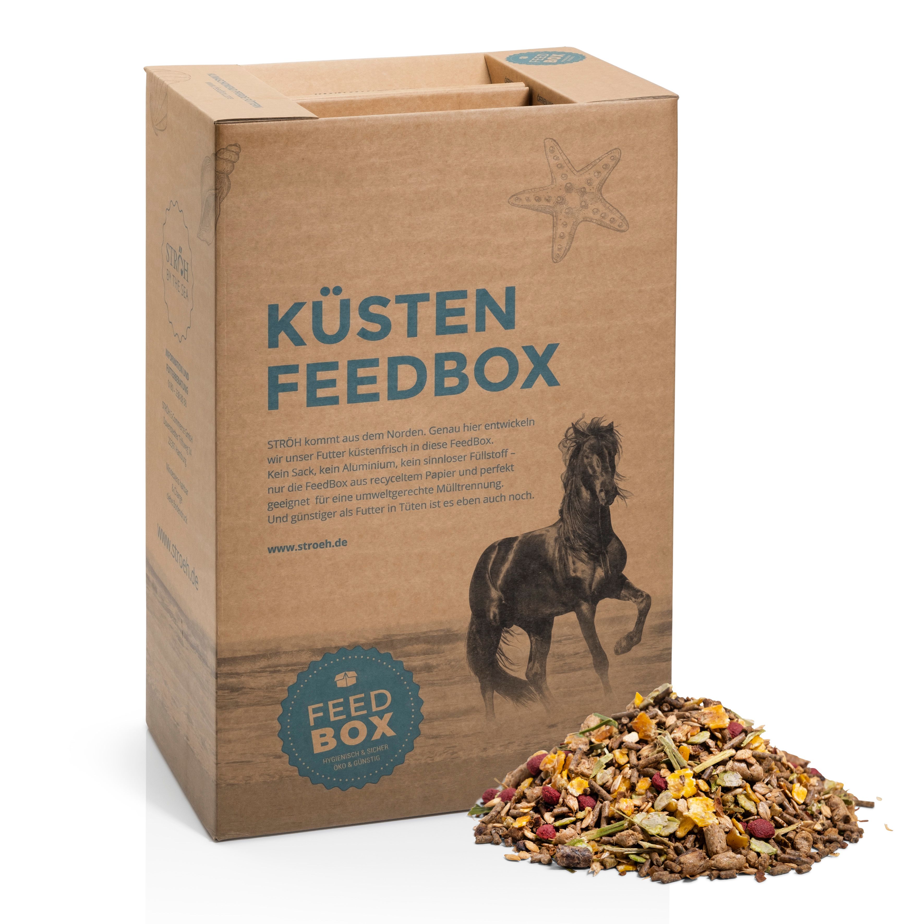 Ströh Küsten Dressur Müsli Feedbox 30 kg