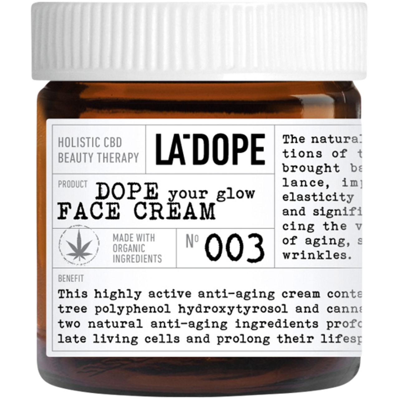 La Dope, CBD Face Cream 003