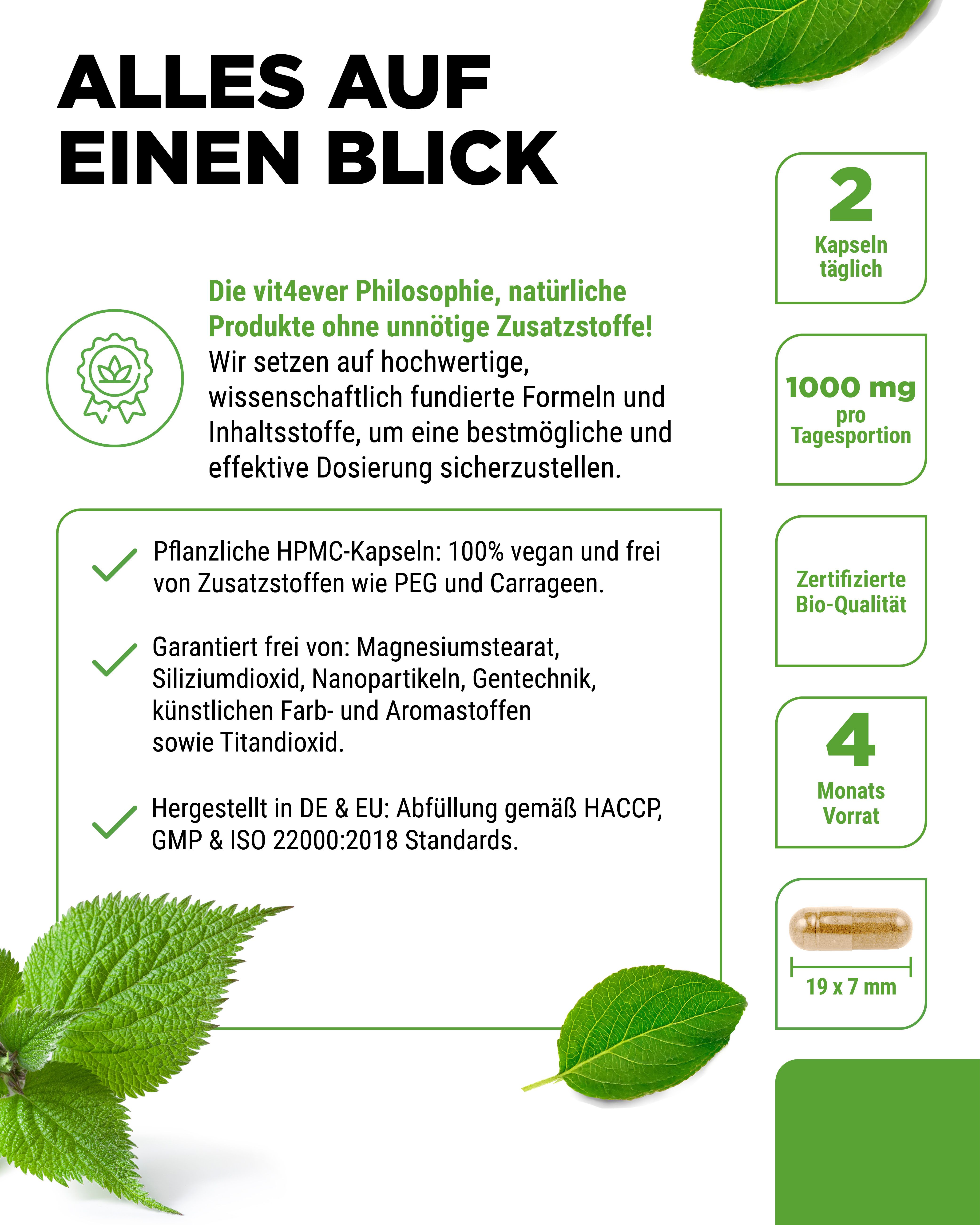 vit4ever Bio Brennnessel Extrakt