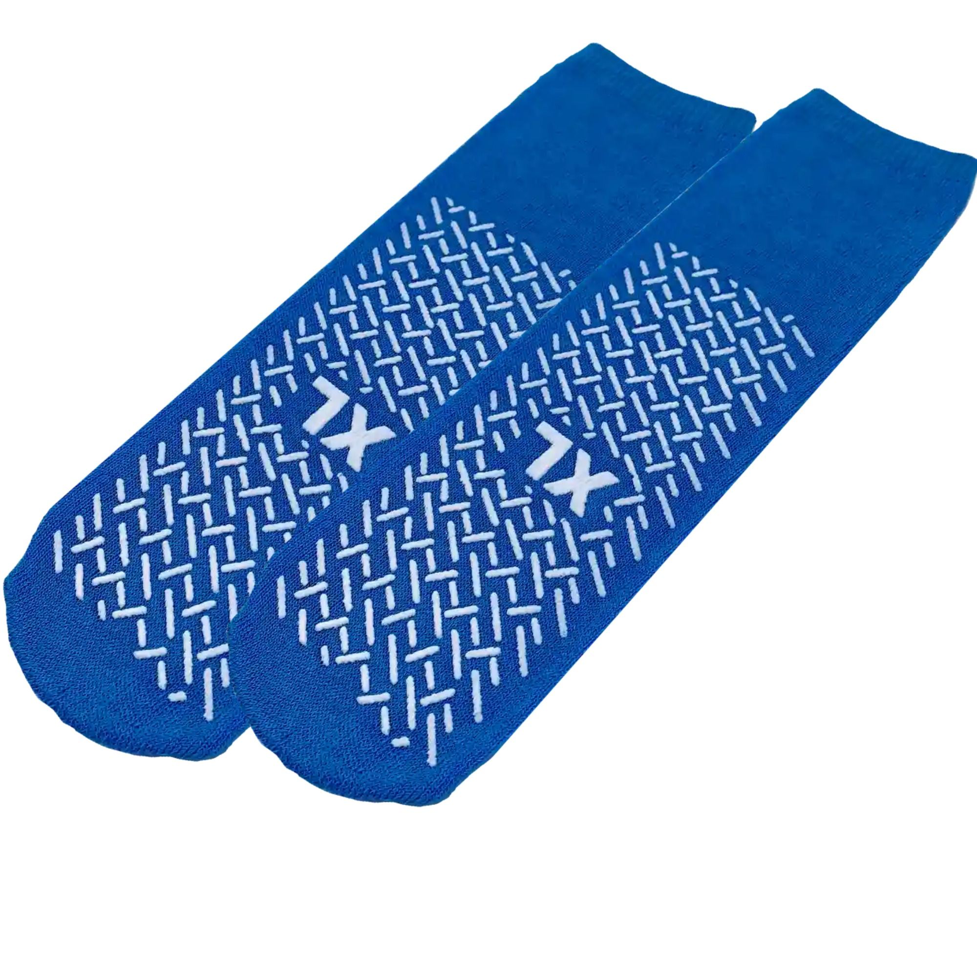 Anti-Rutsch-Socken Größe XL 43-44, blau, beidseitig beschichtet für Diabetiker 1 P