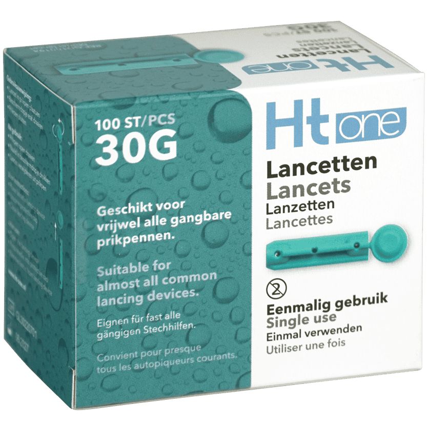 Ht One - Lancette Sterili (30G) - per il controllo della glicemia