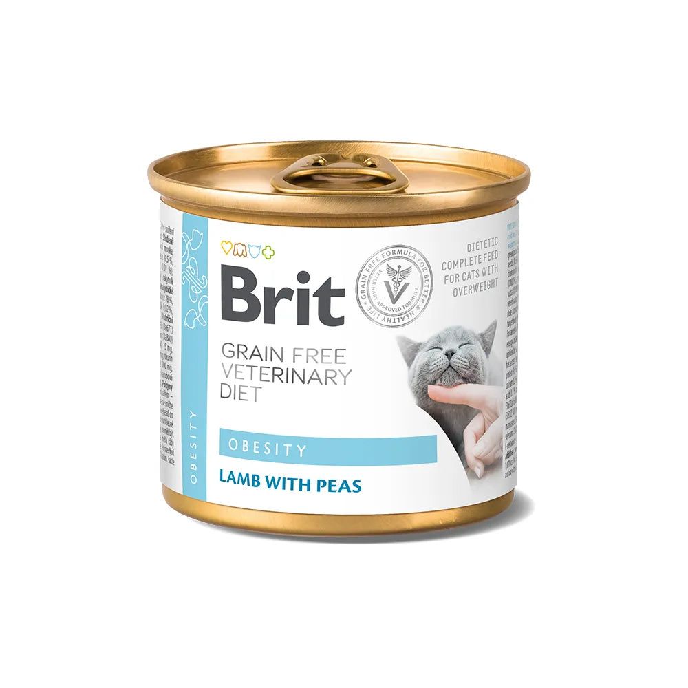 Brit Veterinary Diet - Cat - Cans - Obesity