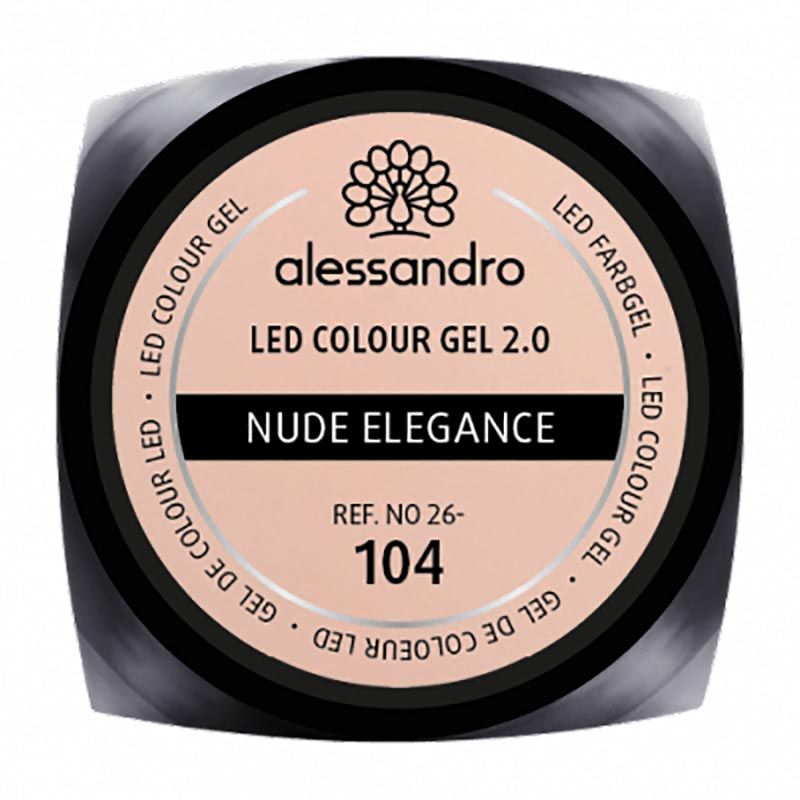 Alessandro International LED Colour Gel 2.0 - 104 nude elegance