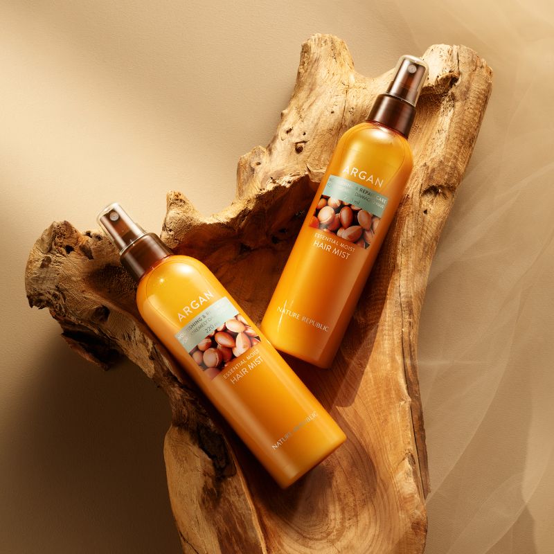 NATURE REPUBLIC - Argan Essential Moist Hair Mist – Feuchtigkeitsspendendes Haarnebel mit Arganöl