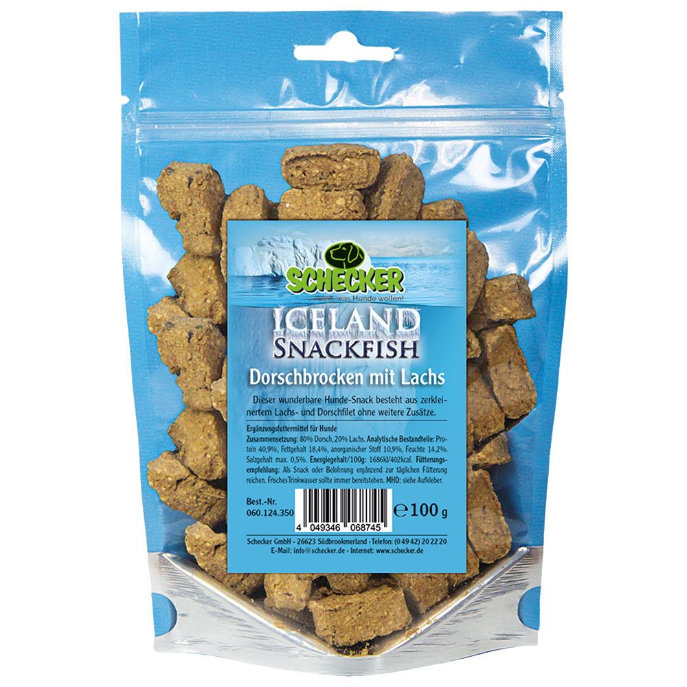 Schecker - ICELAND Dorschbrocken mit Lachs