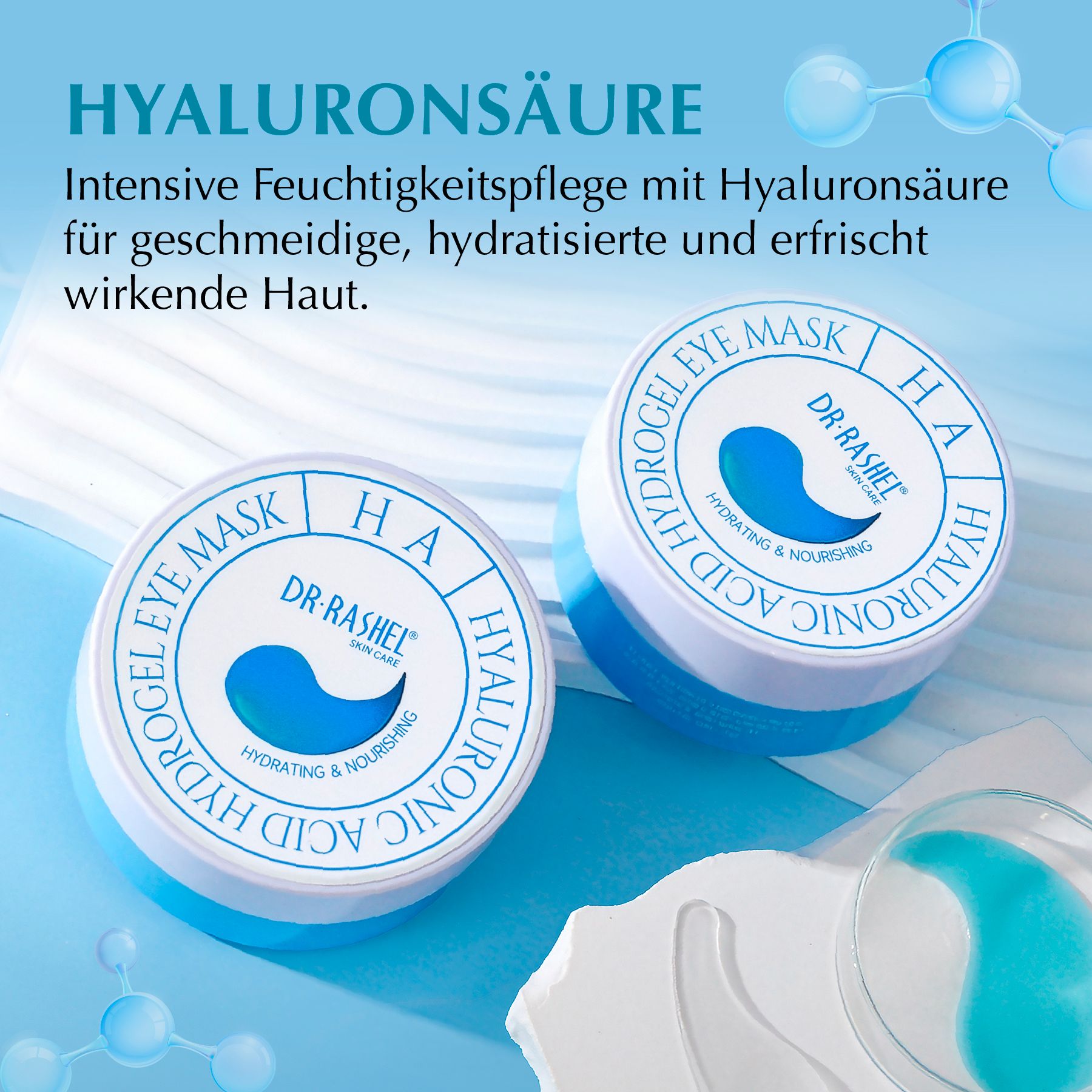 DR.RASHEL Augenpads Kollagen Gel Augenmaske Anti-Falten Hyaluronic Acid