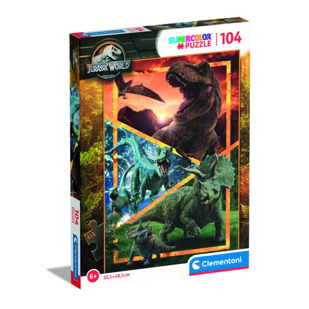 clementoni Puzzle Jurassic World 104 Teile