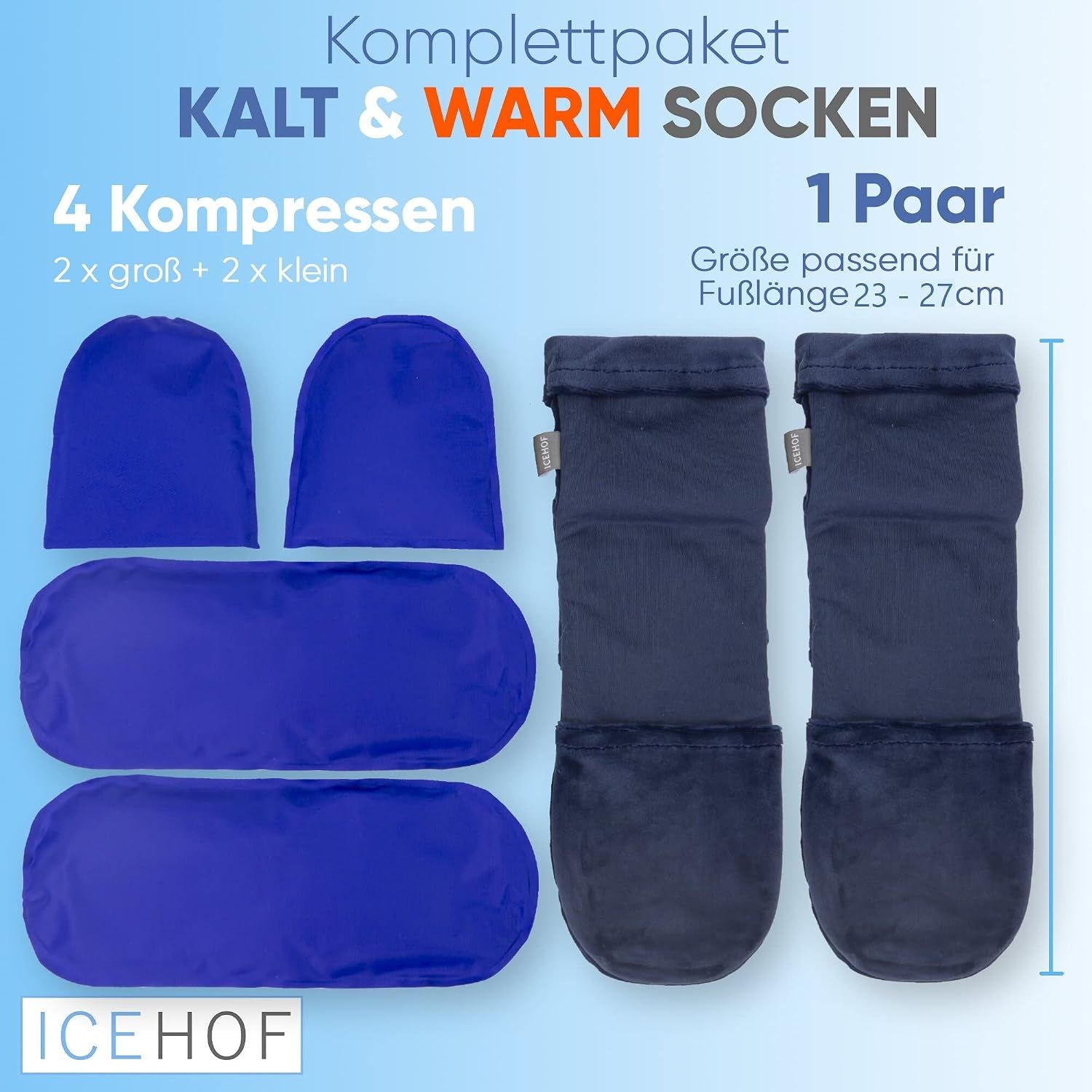 ICEHOF Kühlsocken