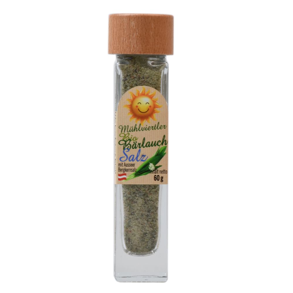 Bio Bärlauch Salz mit Meersalz 60 g