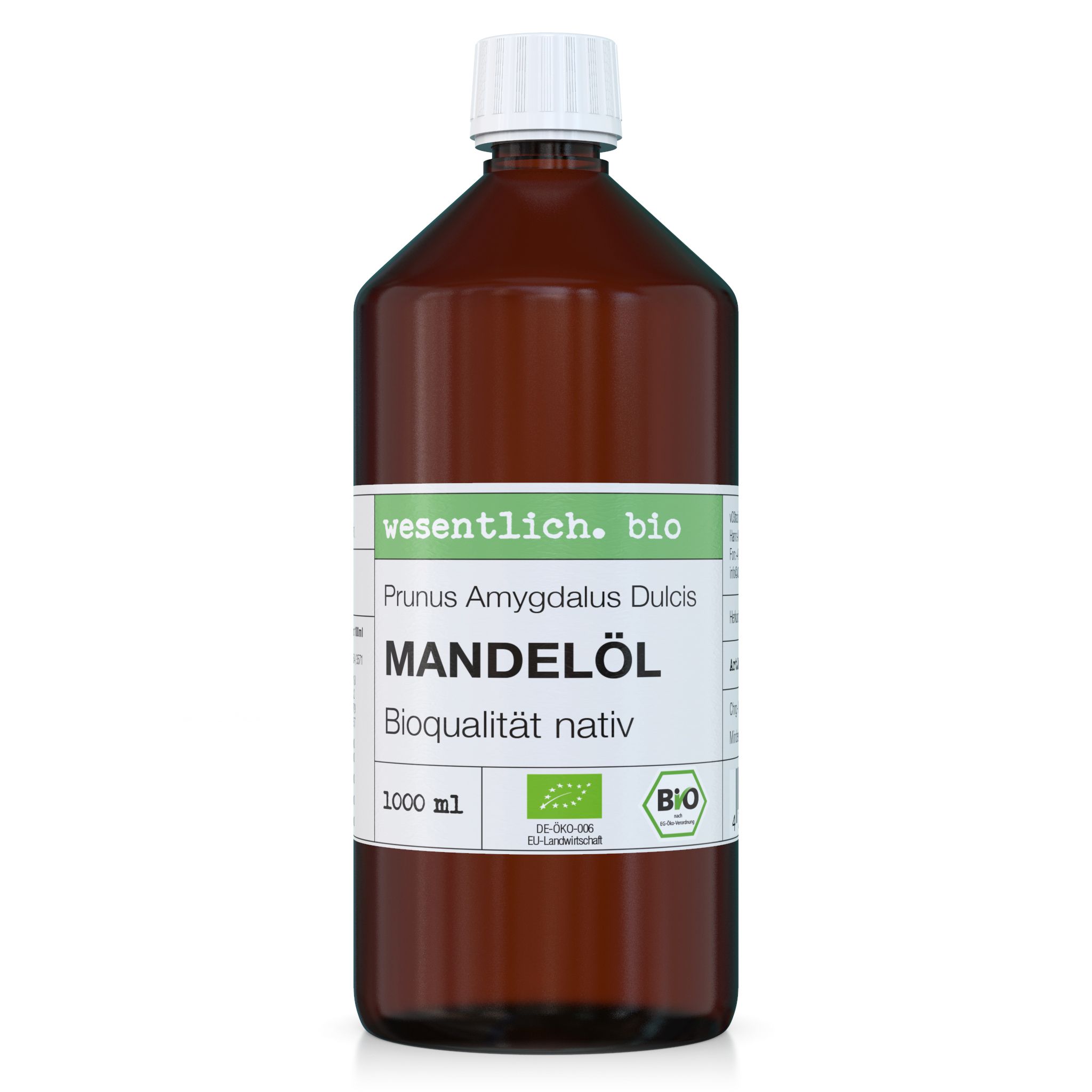 Mandelöl BIO kaltgepresst von wesentlich.