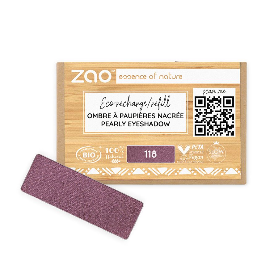ZAO Make-up Ricarica Ombretto rettangolare Perlato 1 St