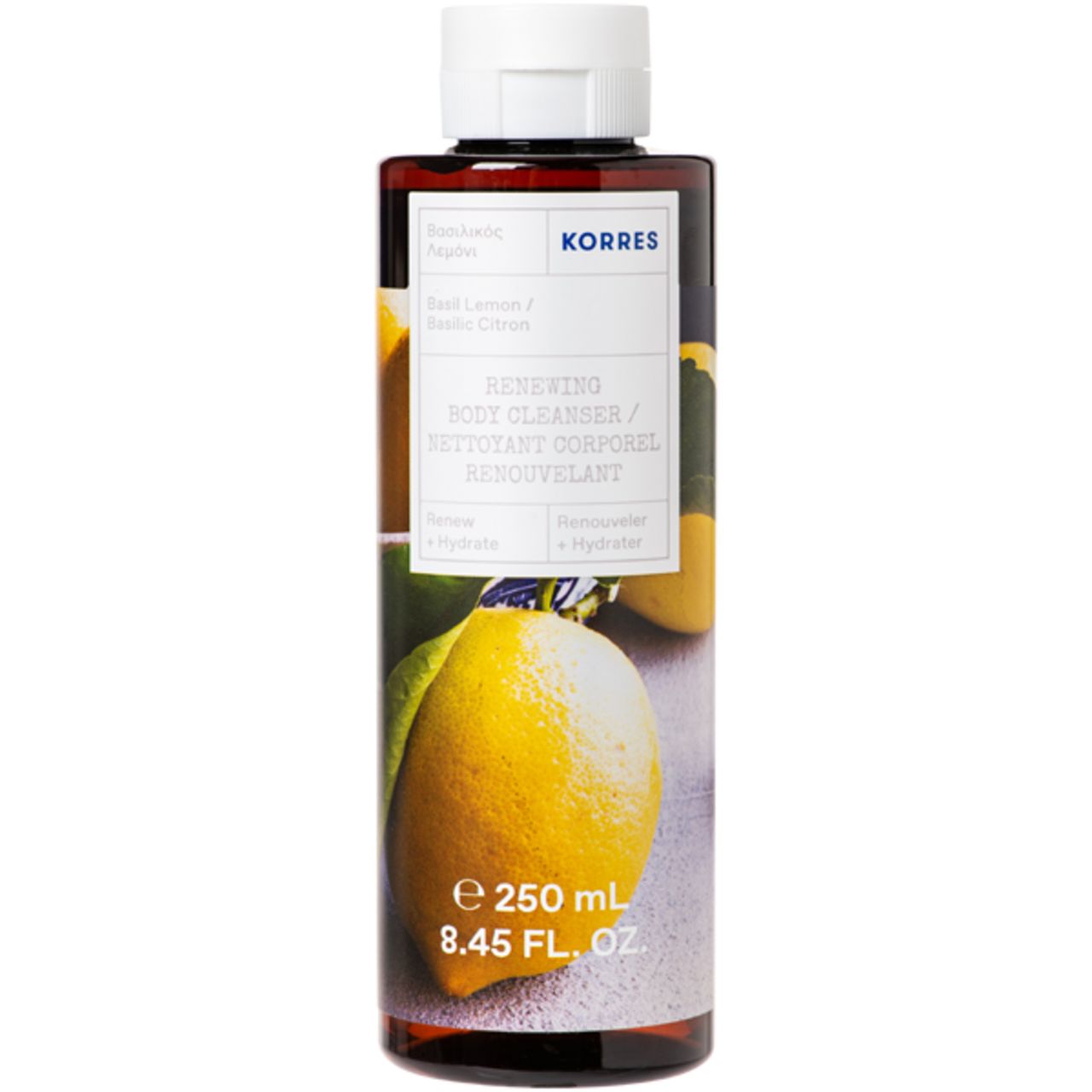 Korres Basil Lemon erfrischendes Duschgel 250 ml