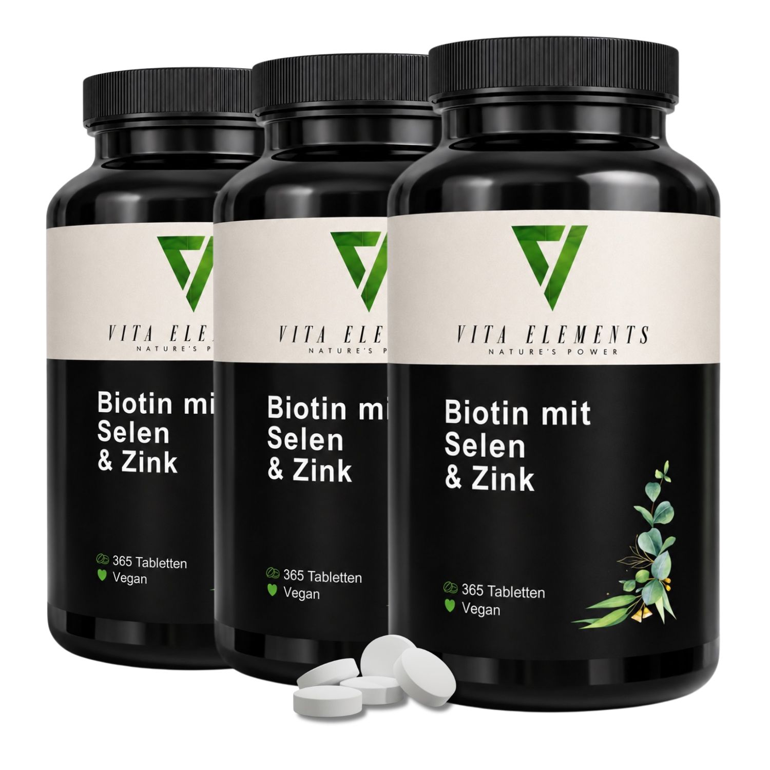 Vita Elements Biotin, Selen & Zink 58 g Tabletten