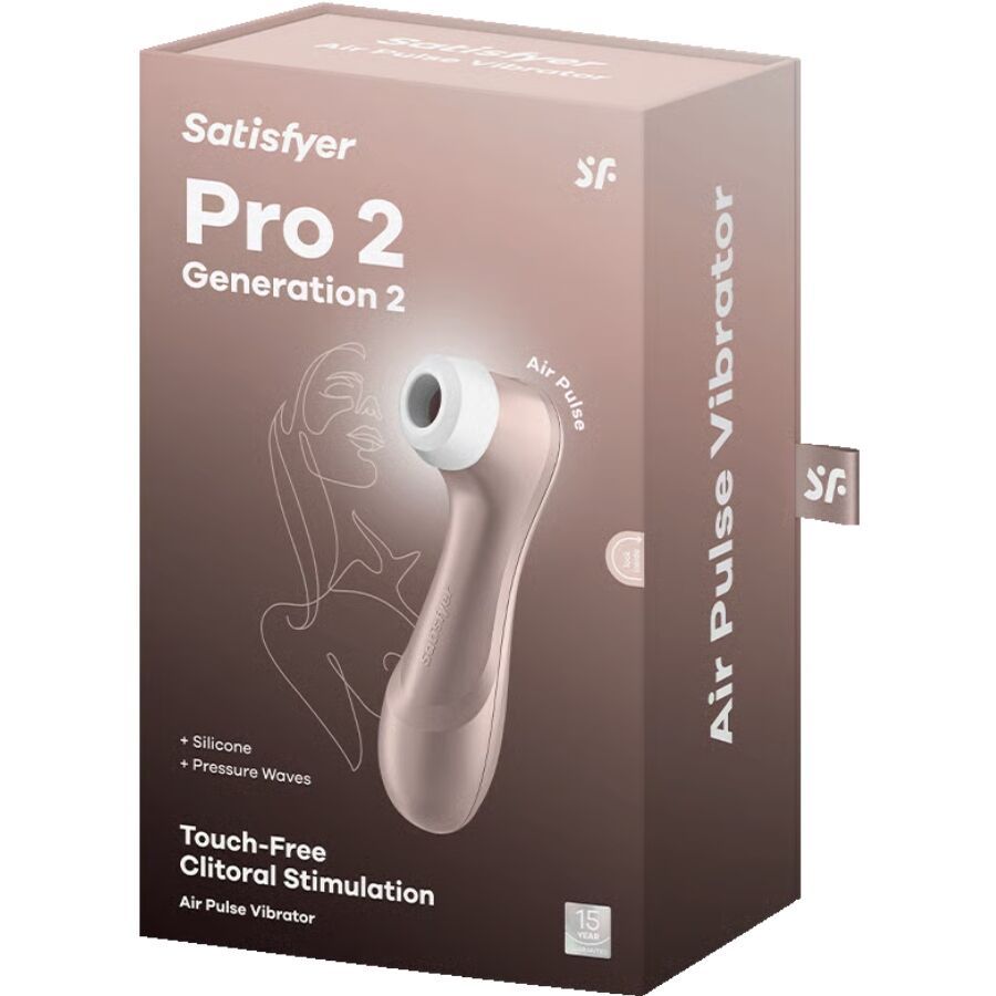 Verpackung des Satisfyer Pro 2 Generation 2 Air Pulse Vibrators.