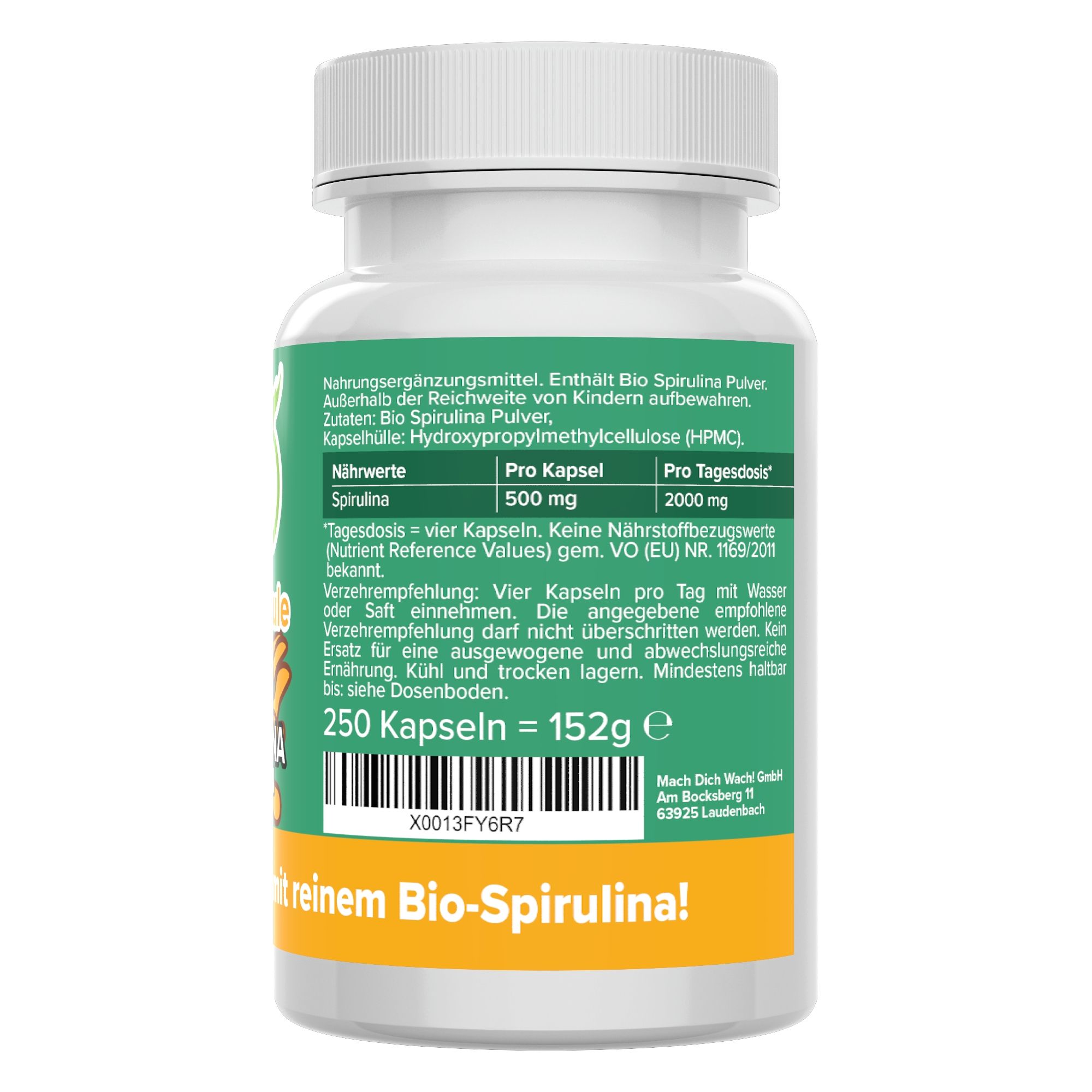 Spirulina BIO In Compresse: Integratore Alimentare